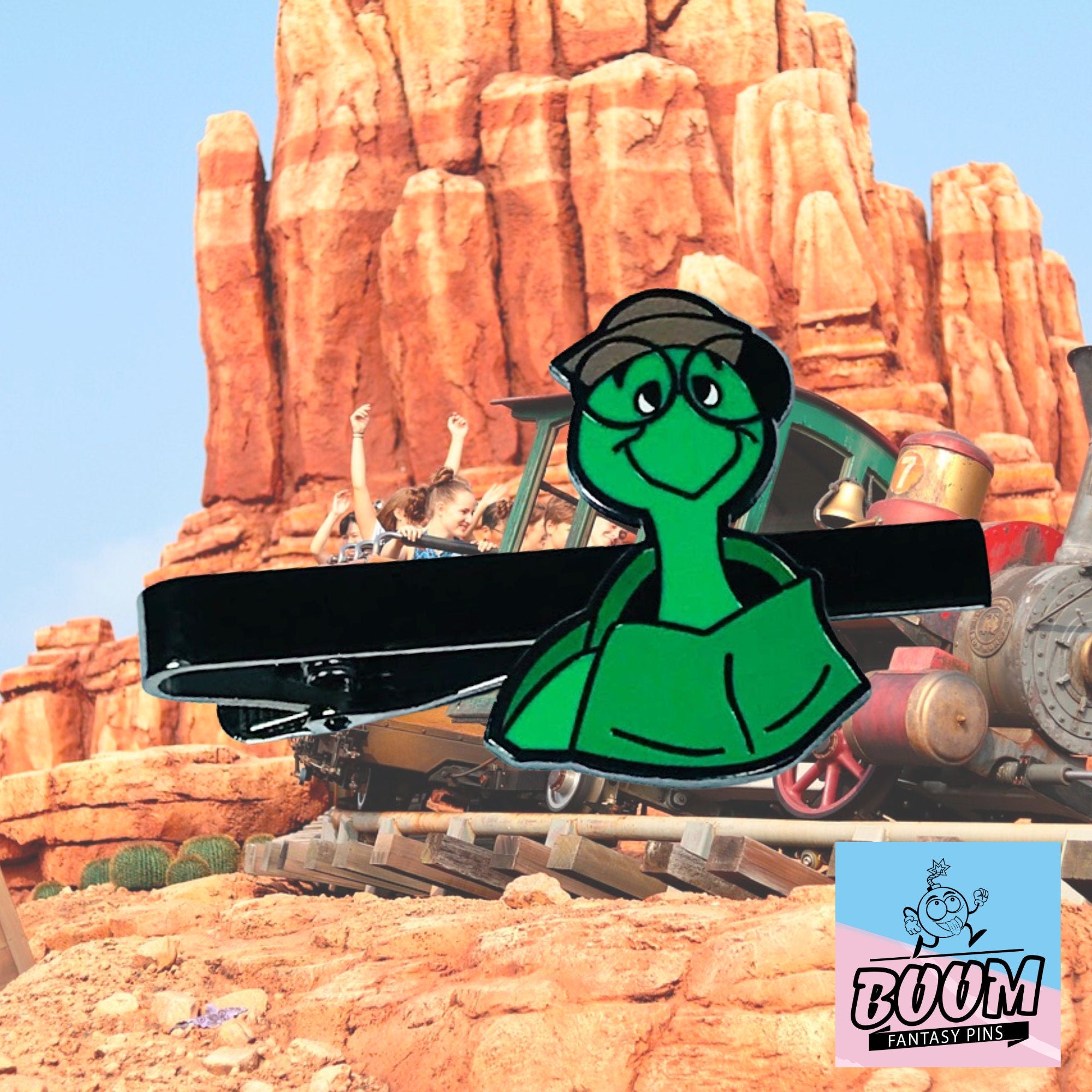 Pinza de corbata – Toby Turtle de Robin Hood – Disney Fantasy