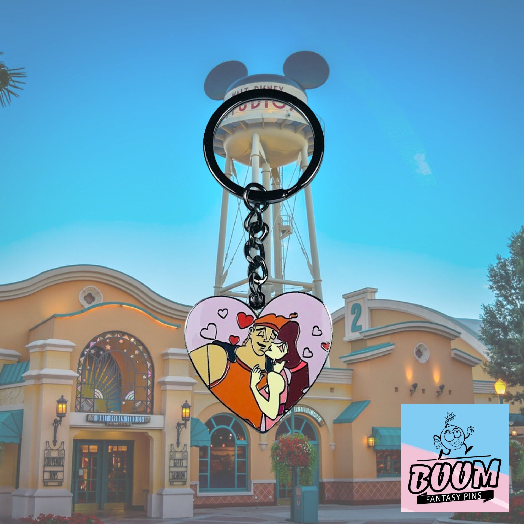 Porte-clés – Hercule et Mégara du film Hercule – Disney Fantasy