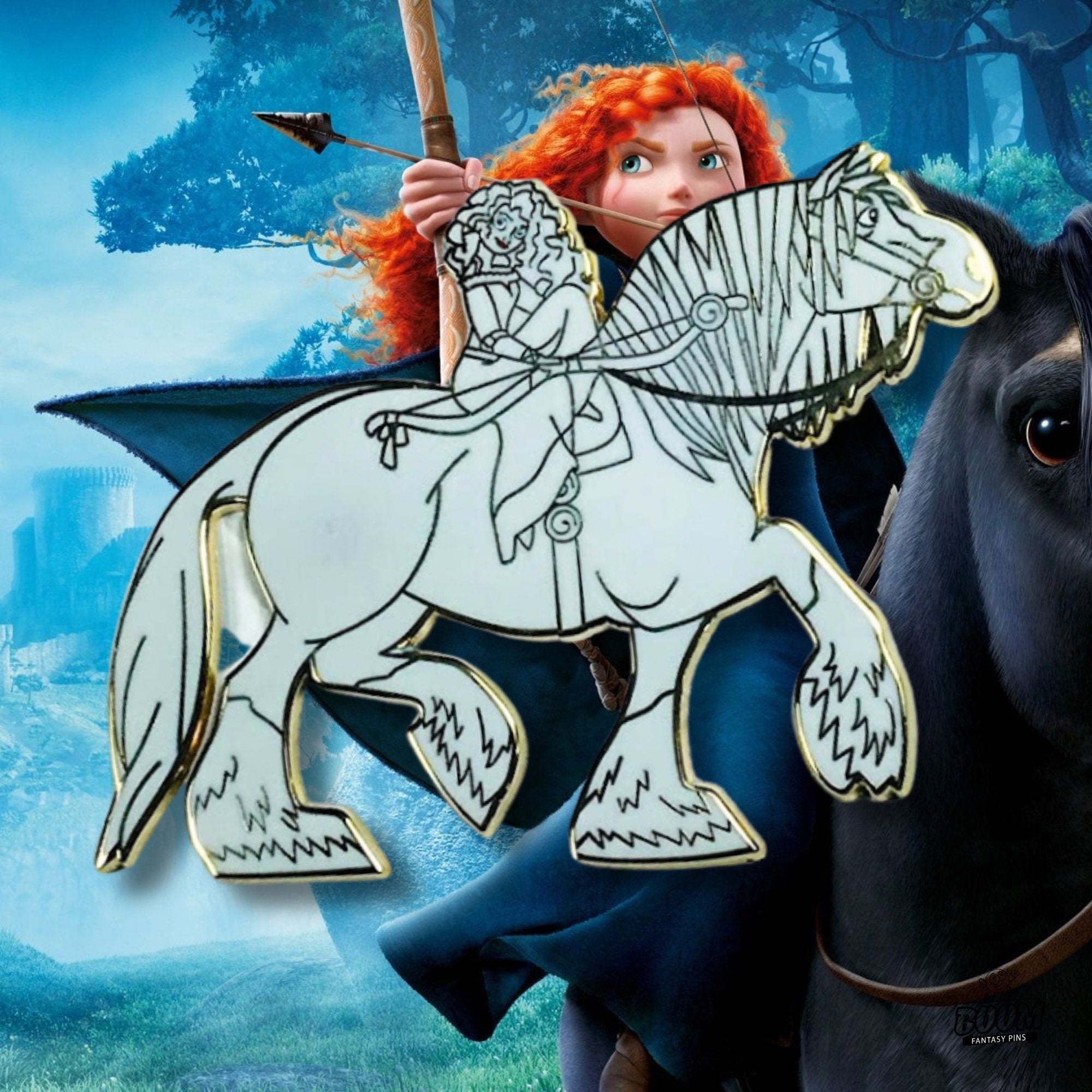 Pin's – Merida du film Rebelle – Disney Fantasy