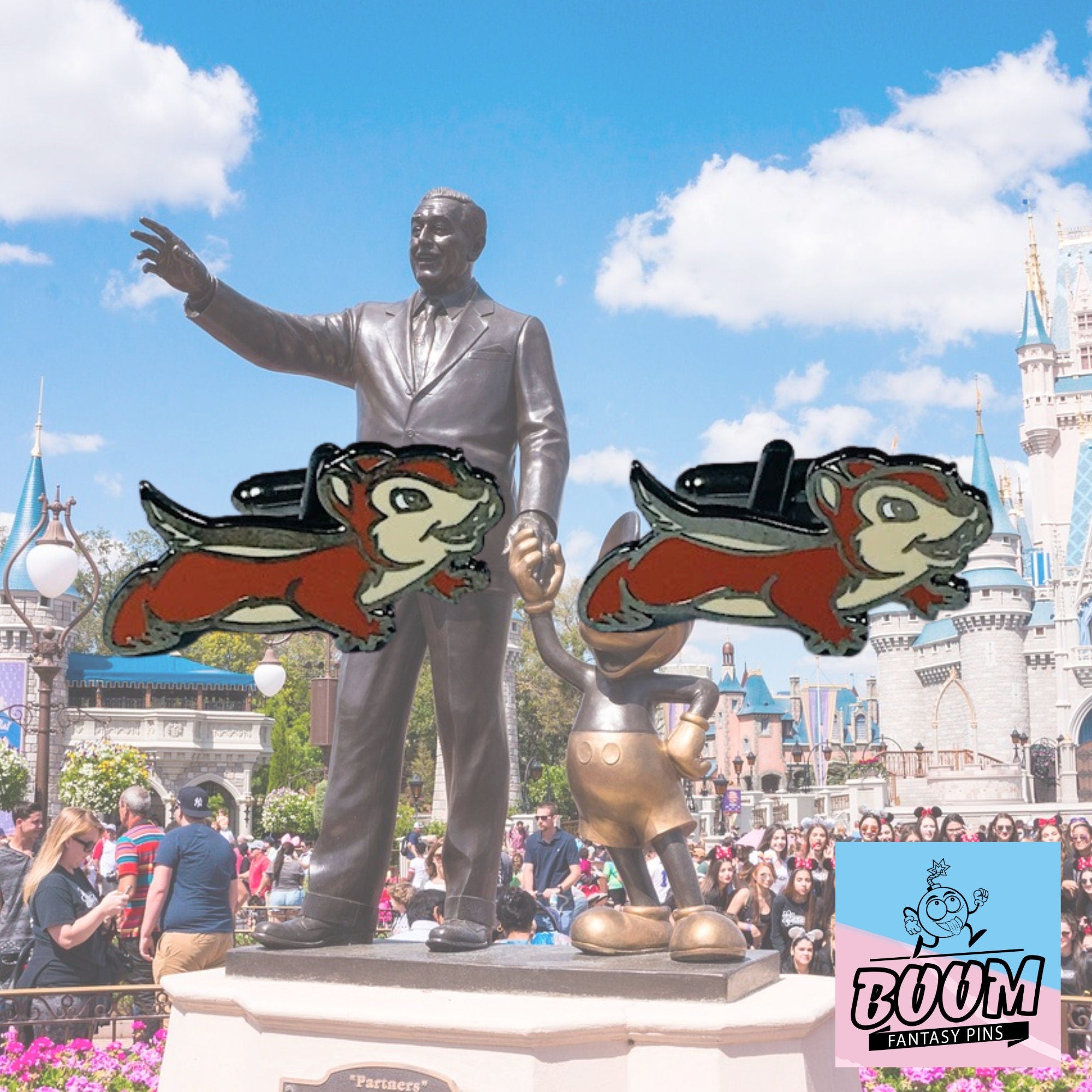 Boutons de manchette – Tic et Tac de Bambi – Disney Fantasy