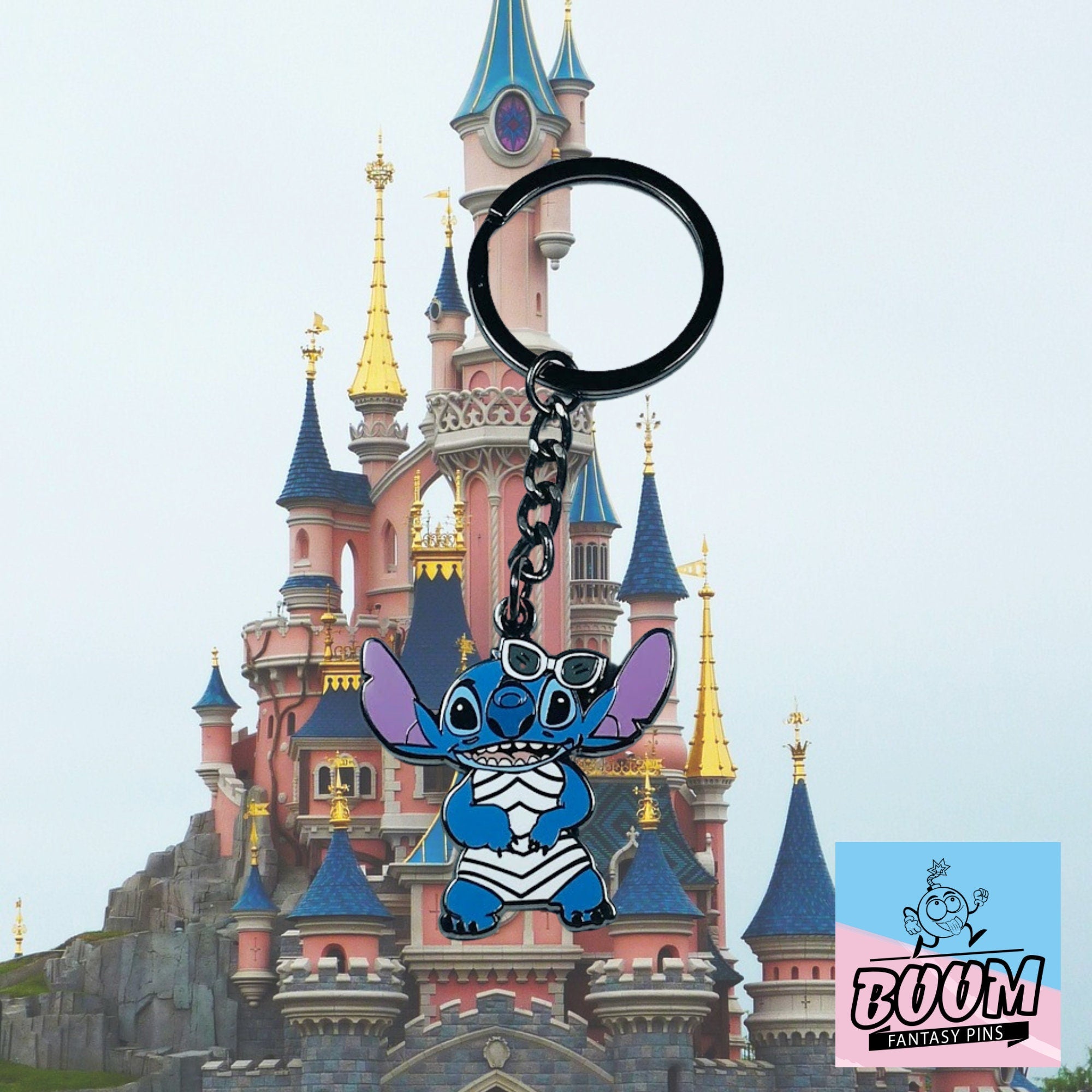 Keychain – Experiment 626 Stitch As Blonde from Lilo & Stitch – Disney Fantasy
