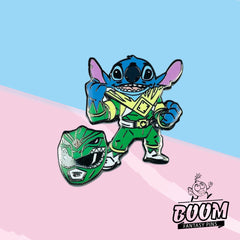 Pin - Stitch como el Ranger Verde de Lilo y Stitch - Disney Fantasy