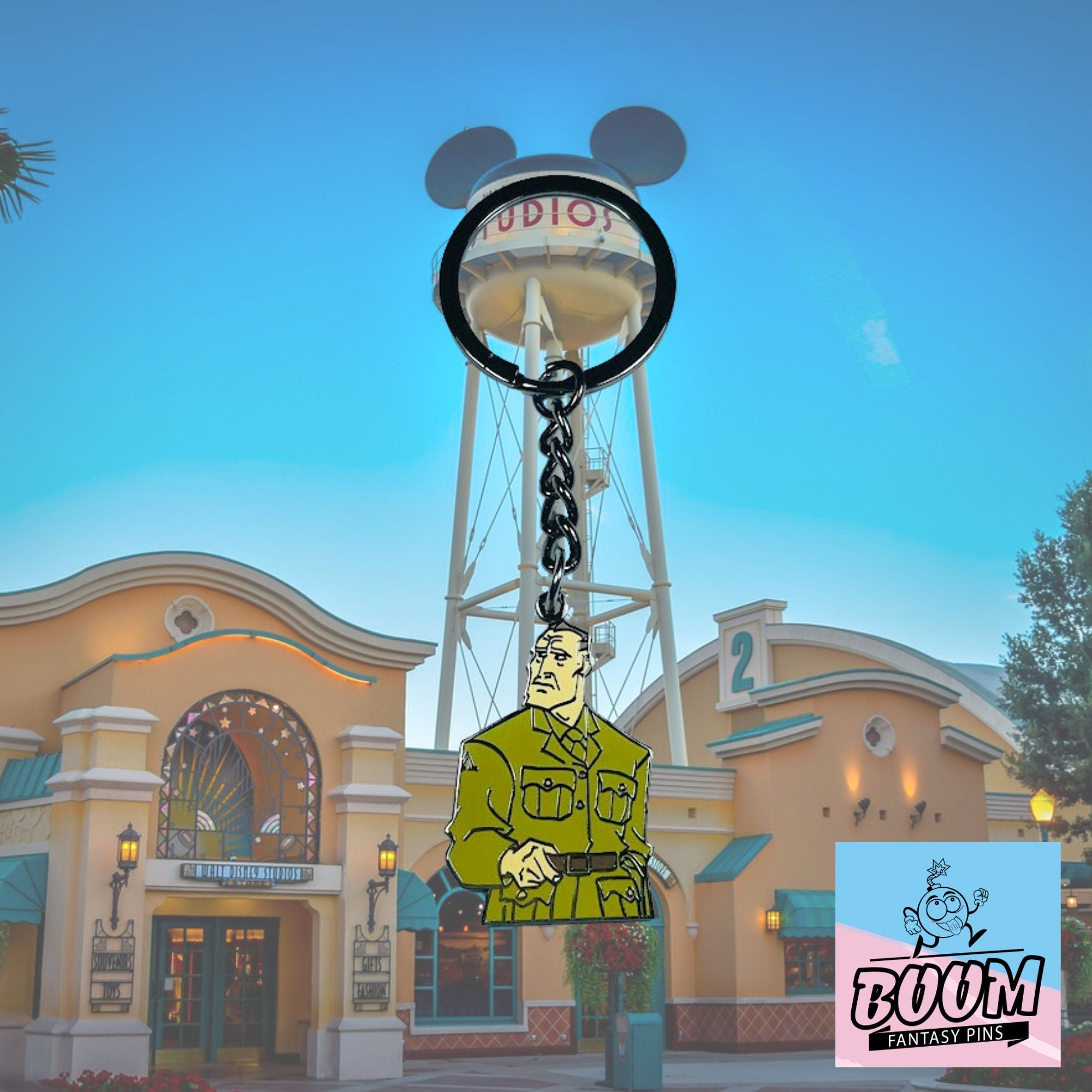 Llavero – Lyle Tiberius Rourke de Atlantis: El Imperio Perdido – Disney Fantasy