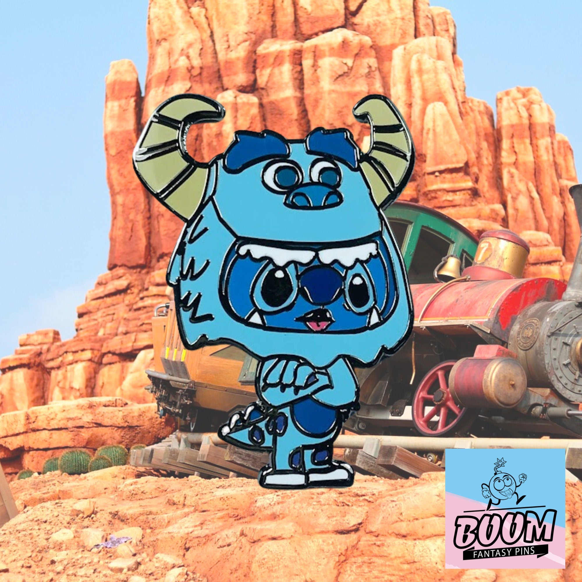 Pin – Stitch como James P. Sullivan de Lilo &amp; Stitch – Disney Fantasy