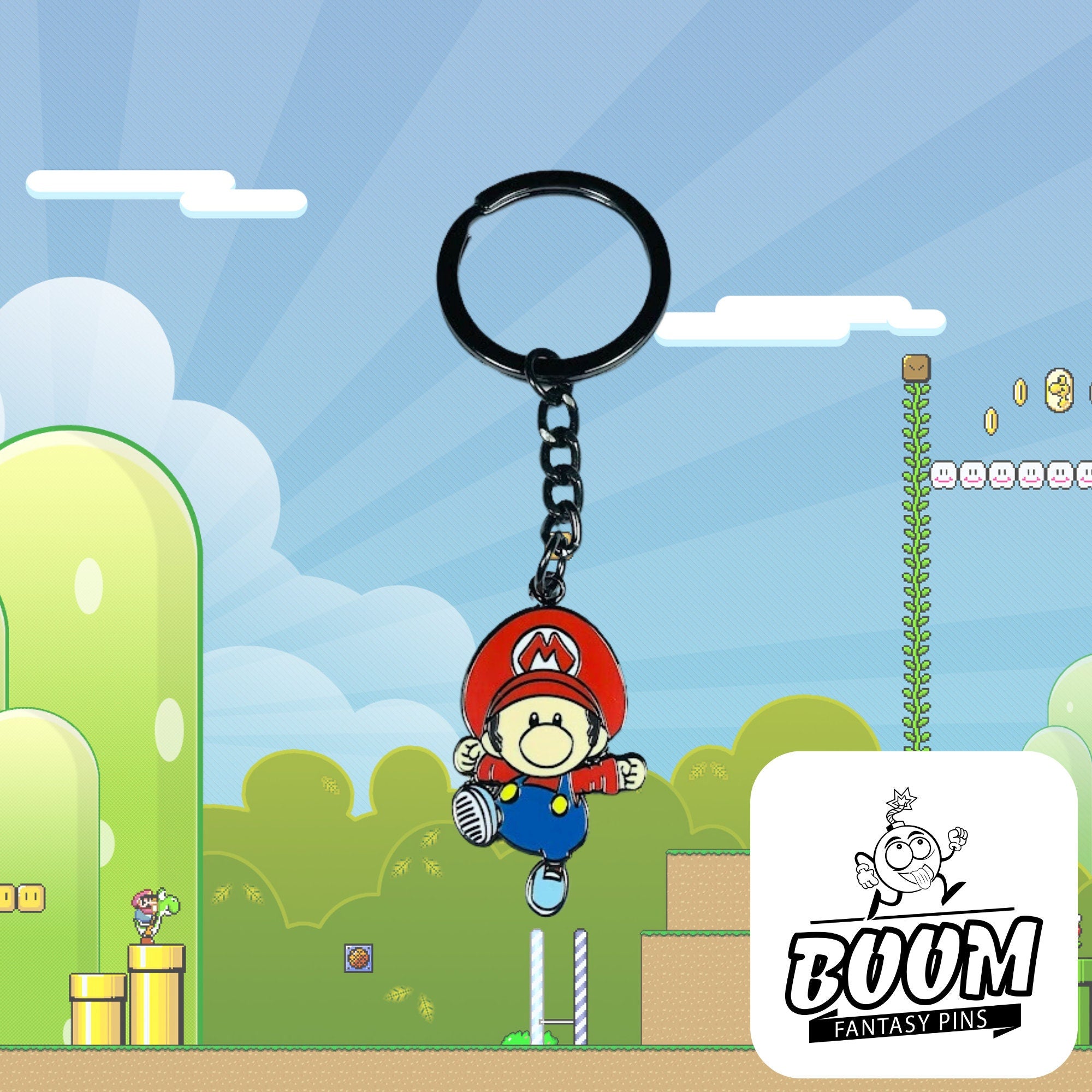 Keychain – Mario from Super Mario Bros – Nintendo Franchise