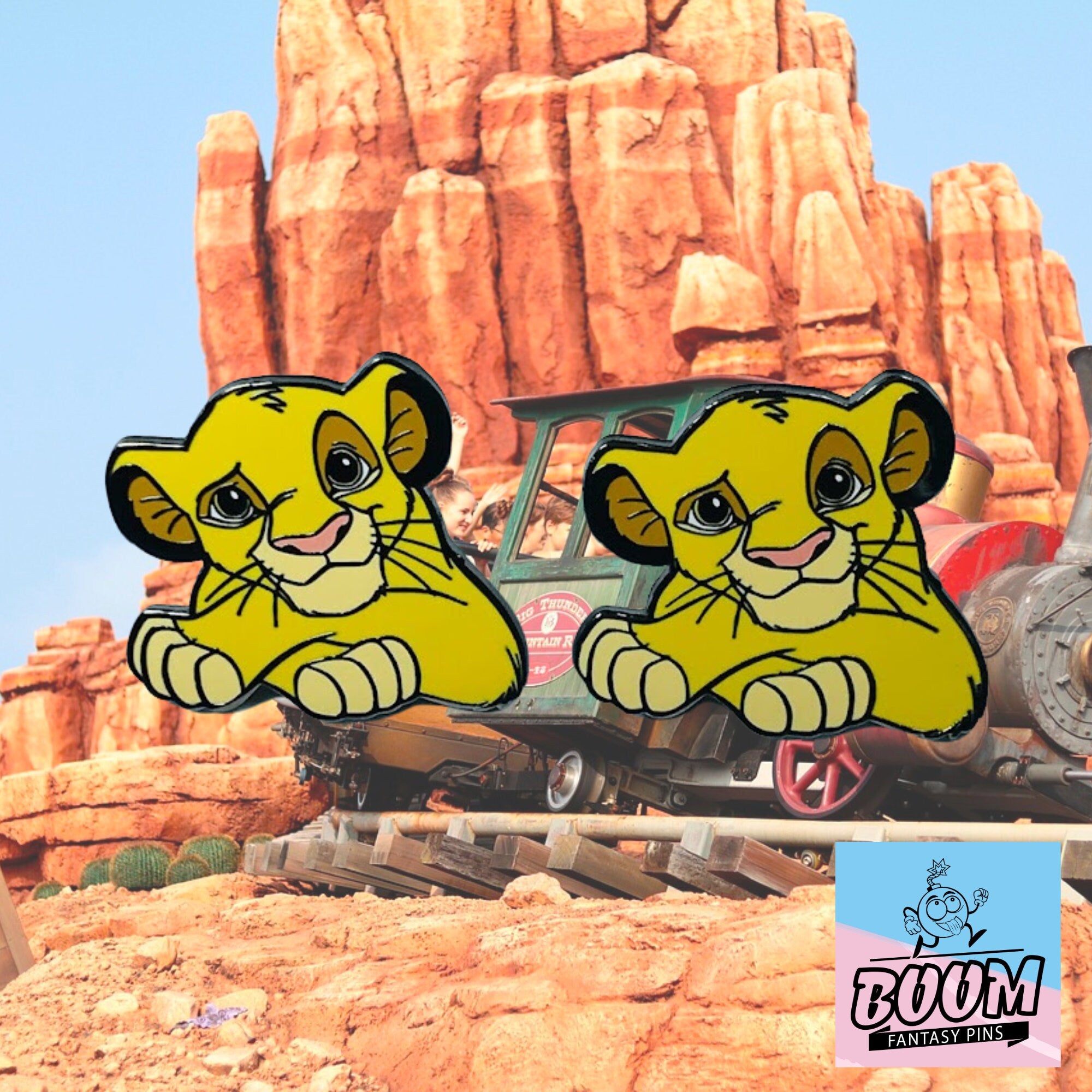 Boutons de manchette – Simba du Roi Lion – Disney Fantasy