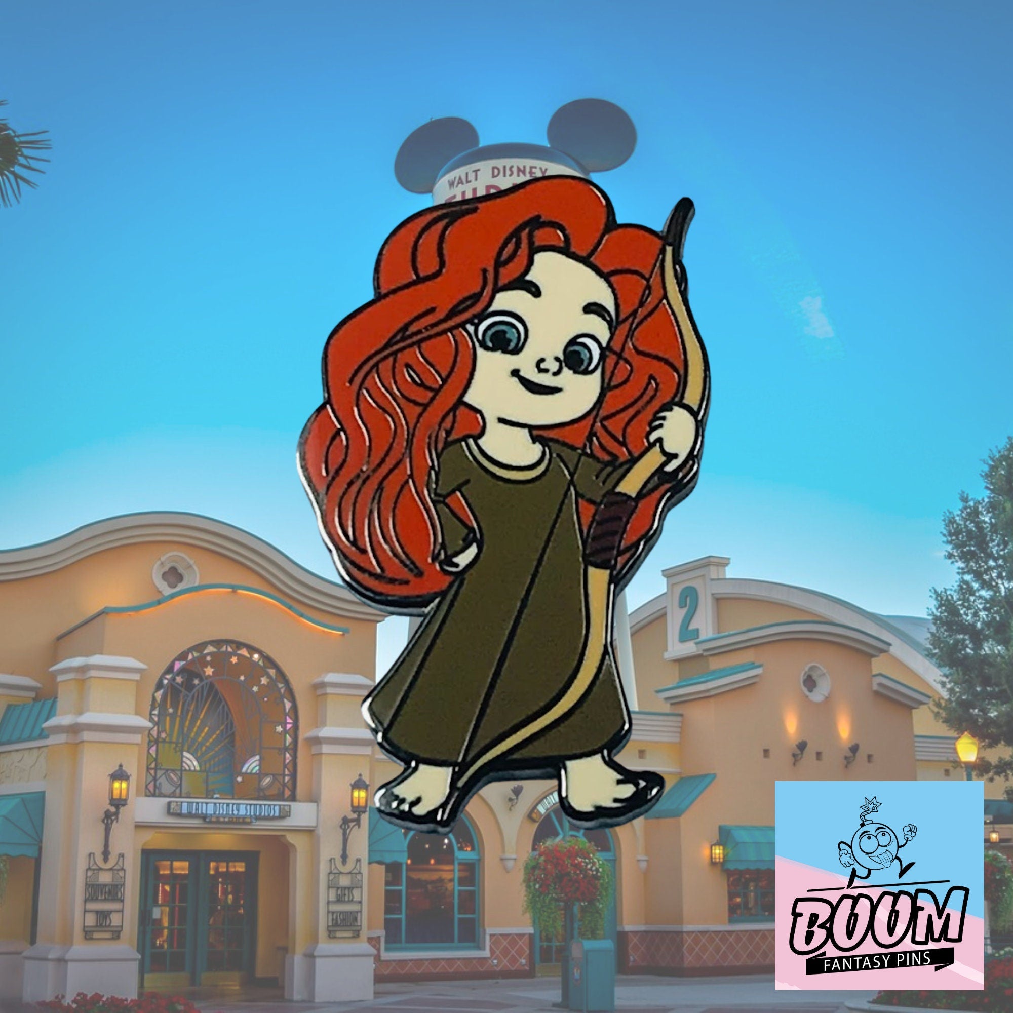 Pin's – Princesse Merida du film Rebelle – Disney Fantasy