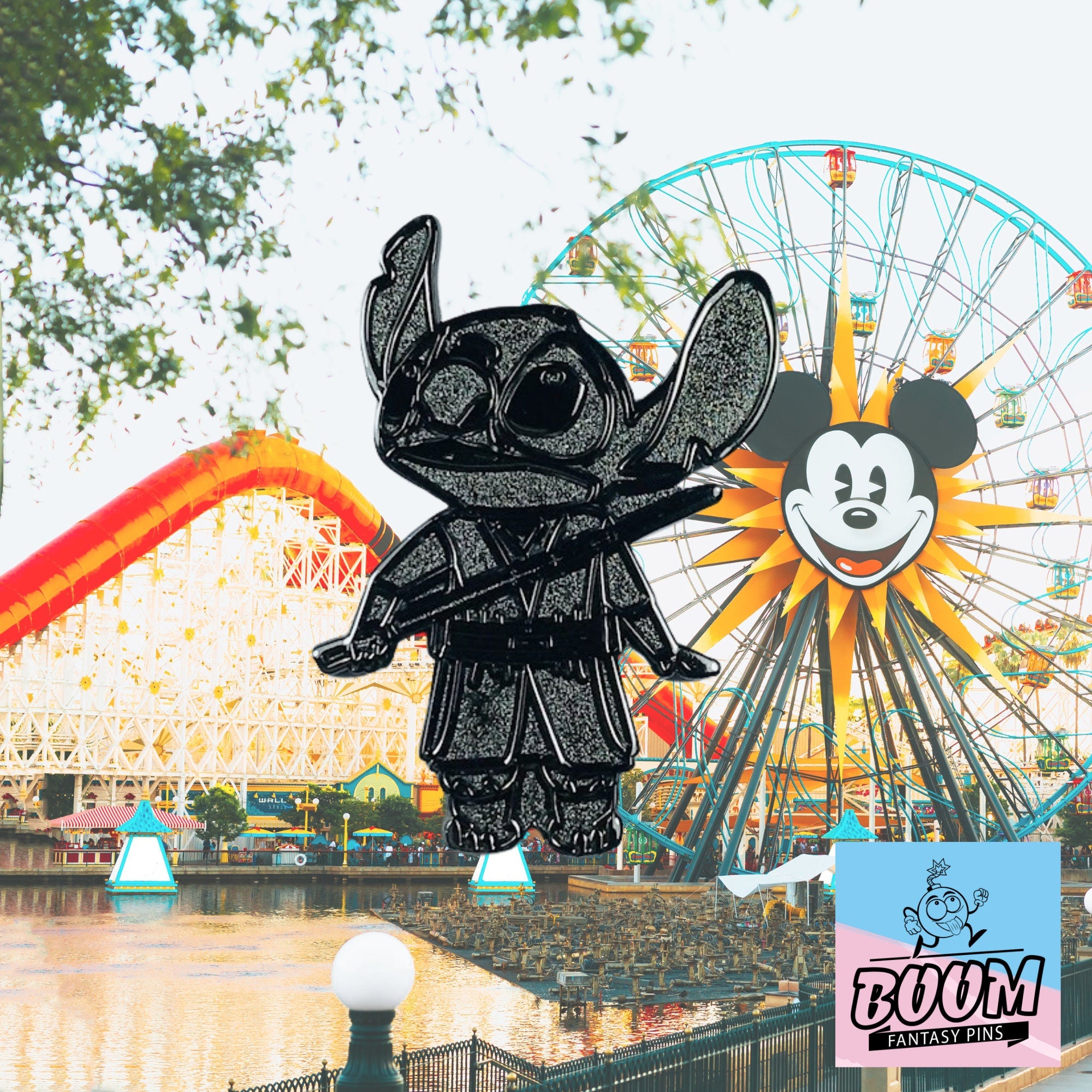 Pin's – Stitch en Rey de Lilo &amp; Stitch – Disney Fantasy