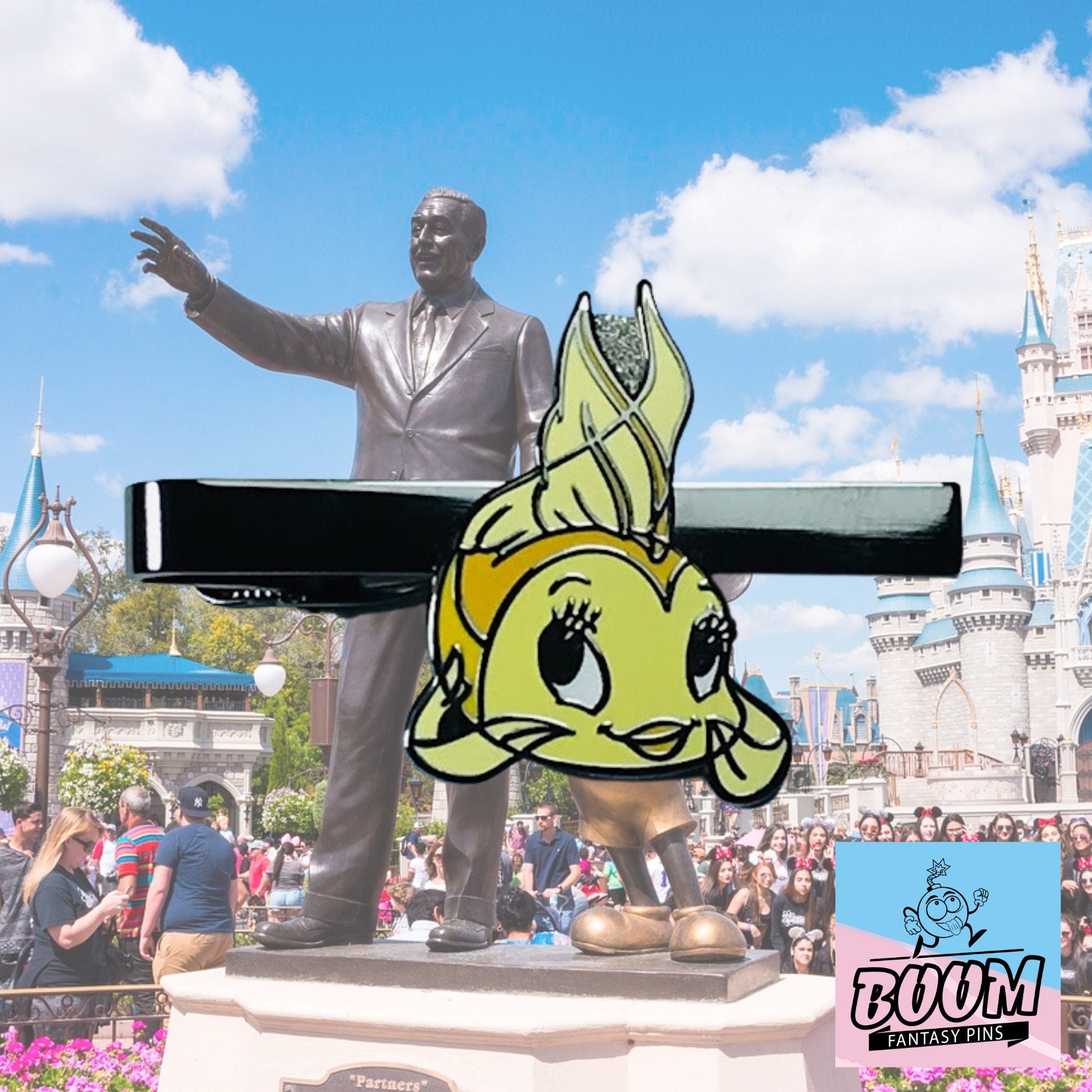 Pinza de corbata – Cleo de Pinocho – Disney Fantasy