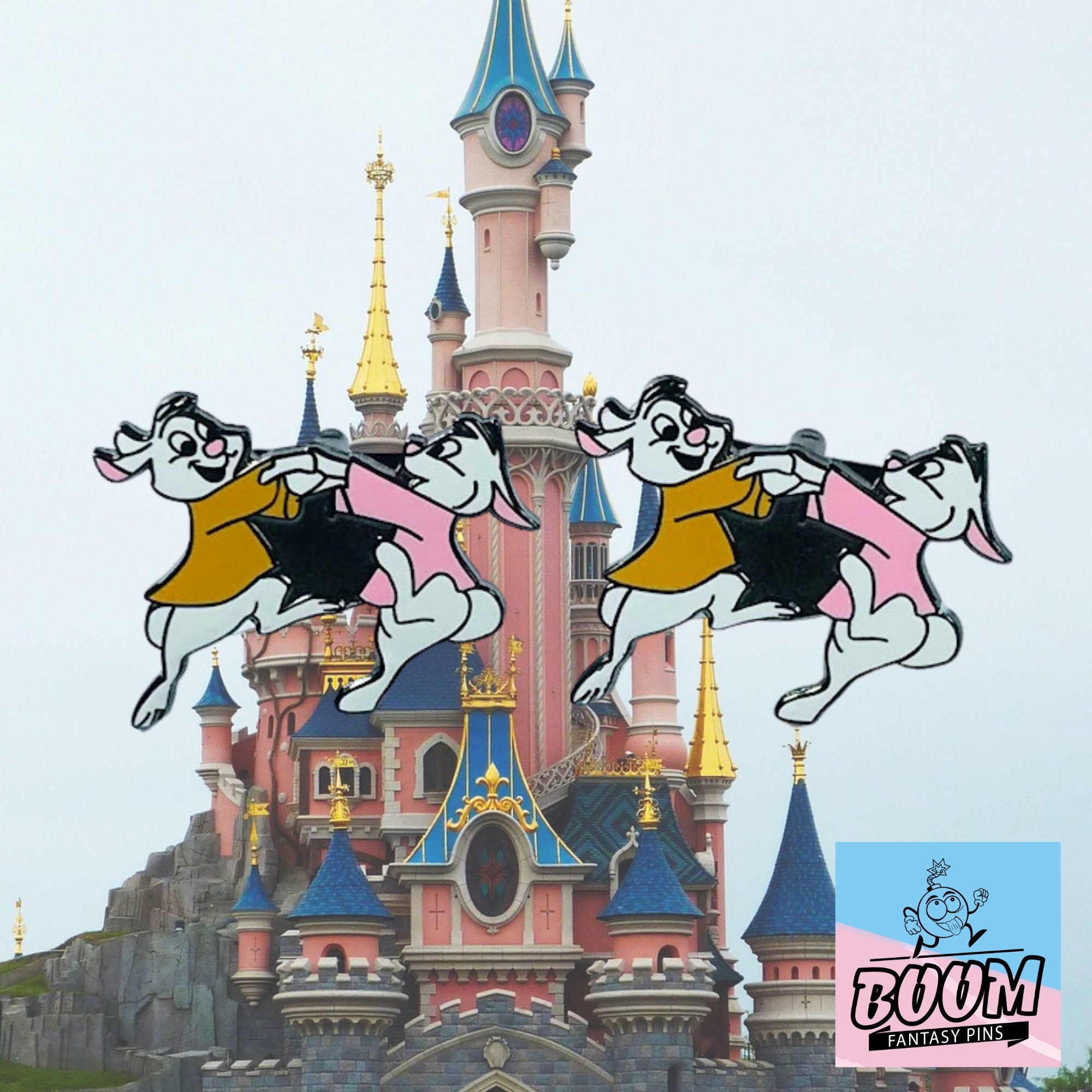 Cufflinks – Skippy Yellow and Sis Bunny from Robin Hood – Disney Fantasy