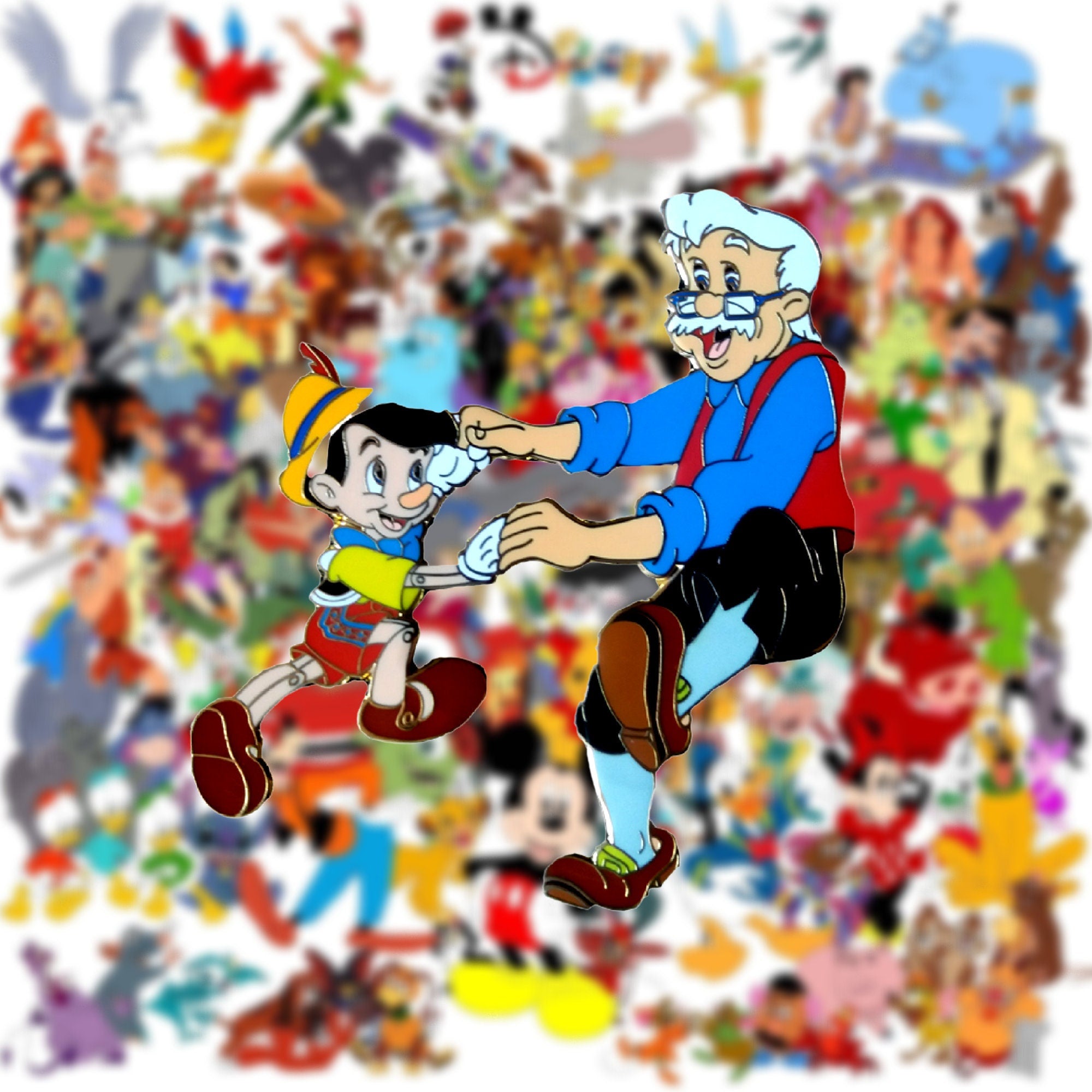 Pin's – Pinocchio et Geppetto de Pinocchio – Disney Fantasy