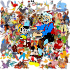 Pin's – Pinocchio et Geppetto de Pinocchio – Disney Fantasy