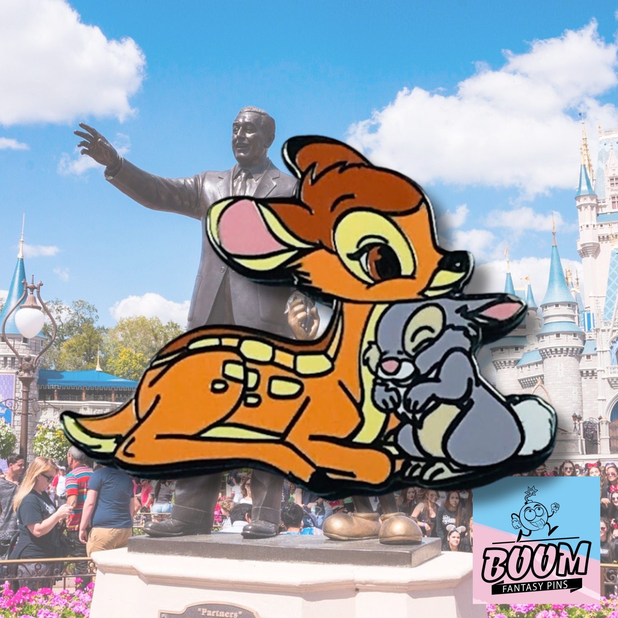 Pin – Bambi and Thumper from Bambi – Disney Fantasy