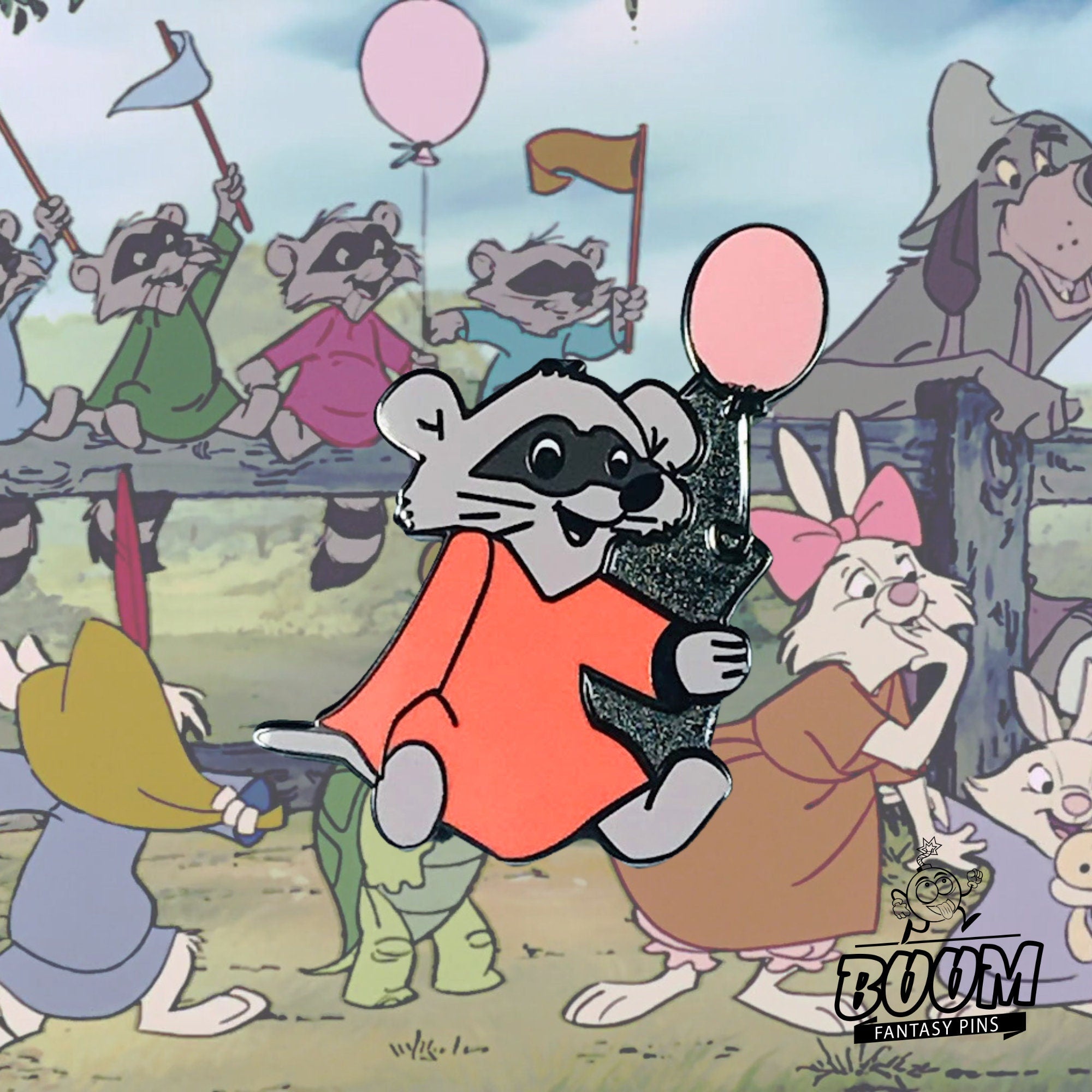 Pin's – Raton laveur Robin des Bois de Robin des Bois – Disney Fantasy