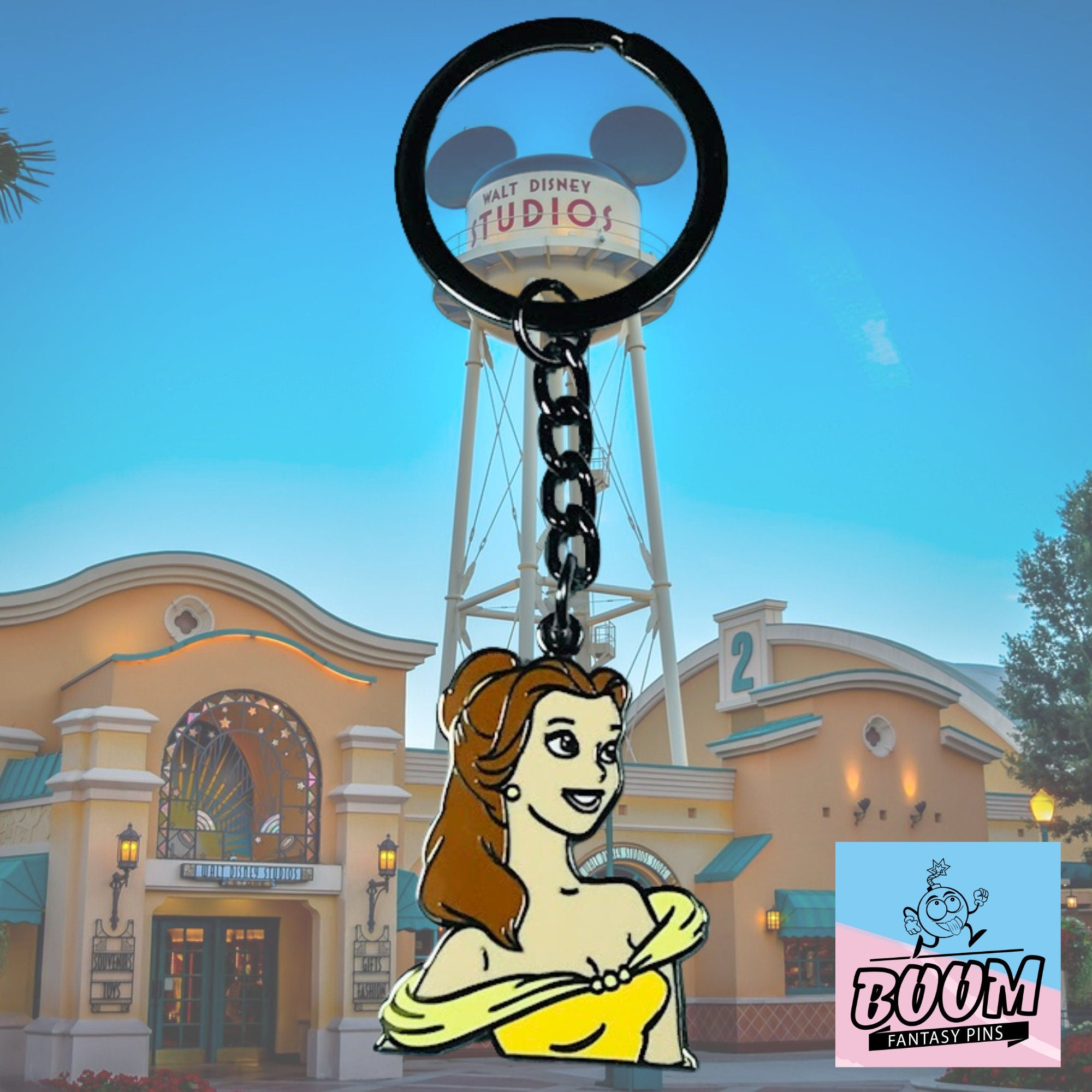 Porte-clés – Belle de La Belle et la Bête – Disney Fantasy