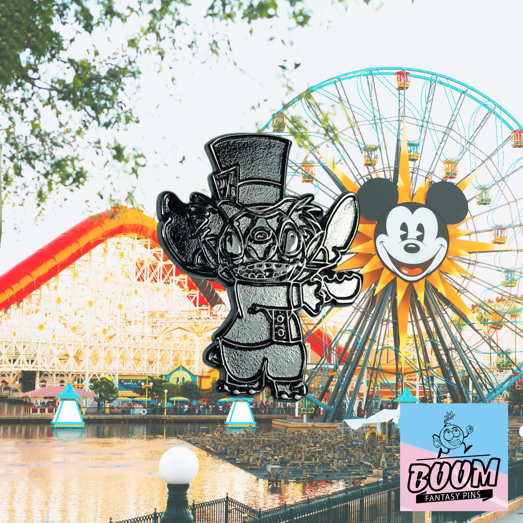 Pin's – Stitch en Chapelier fou de Lilo &amp; Stitch – Disney Fantasy