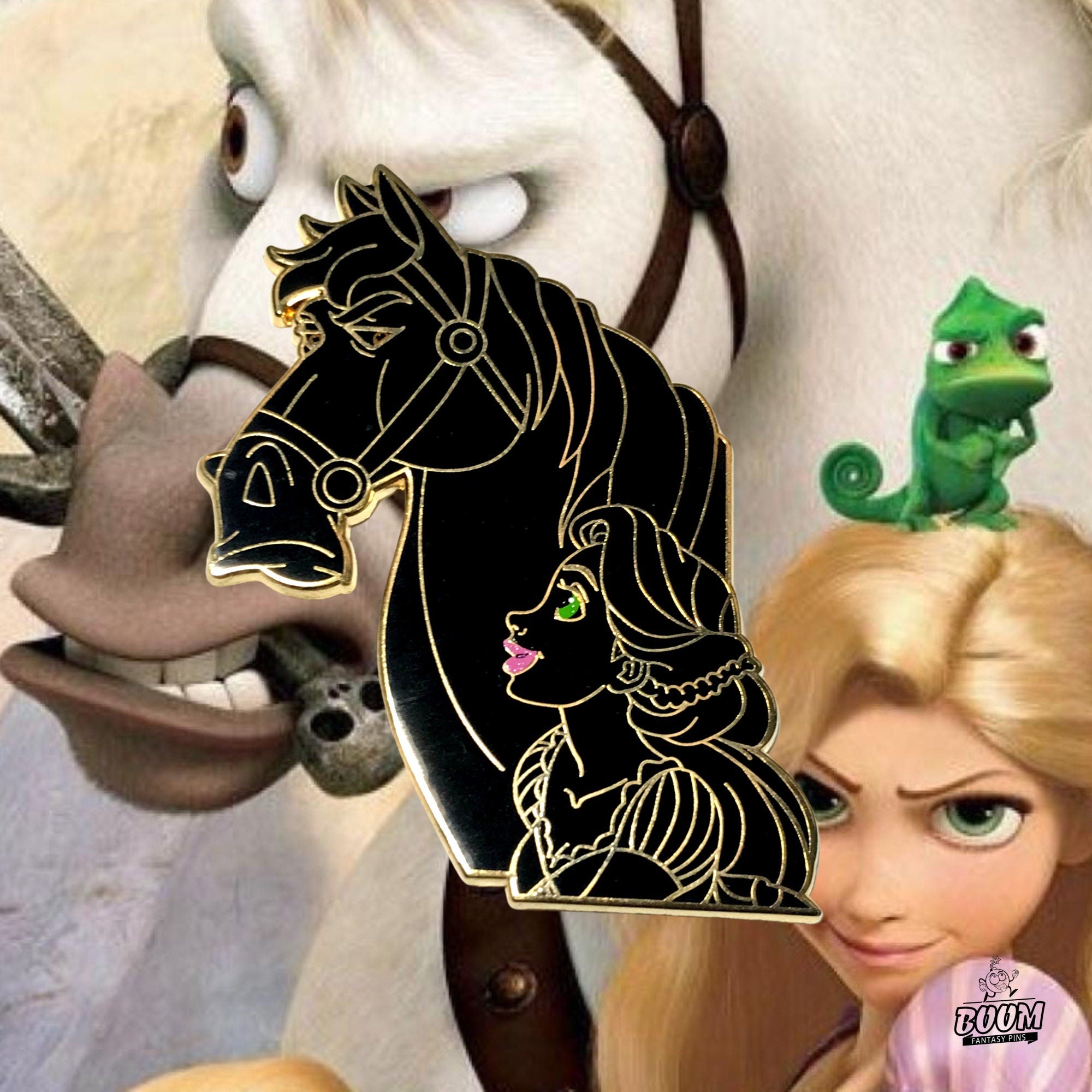 Pin's – Raiponce et Maximus du film Raiponce – Disney Fantasy