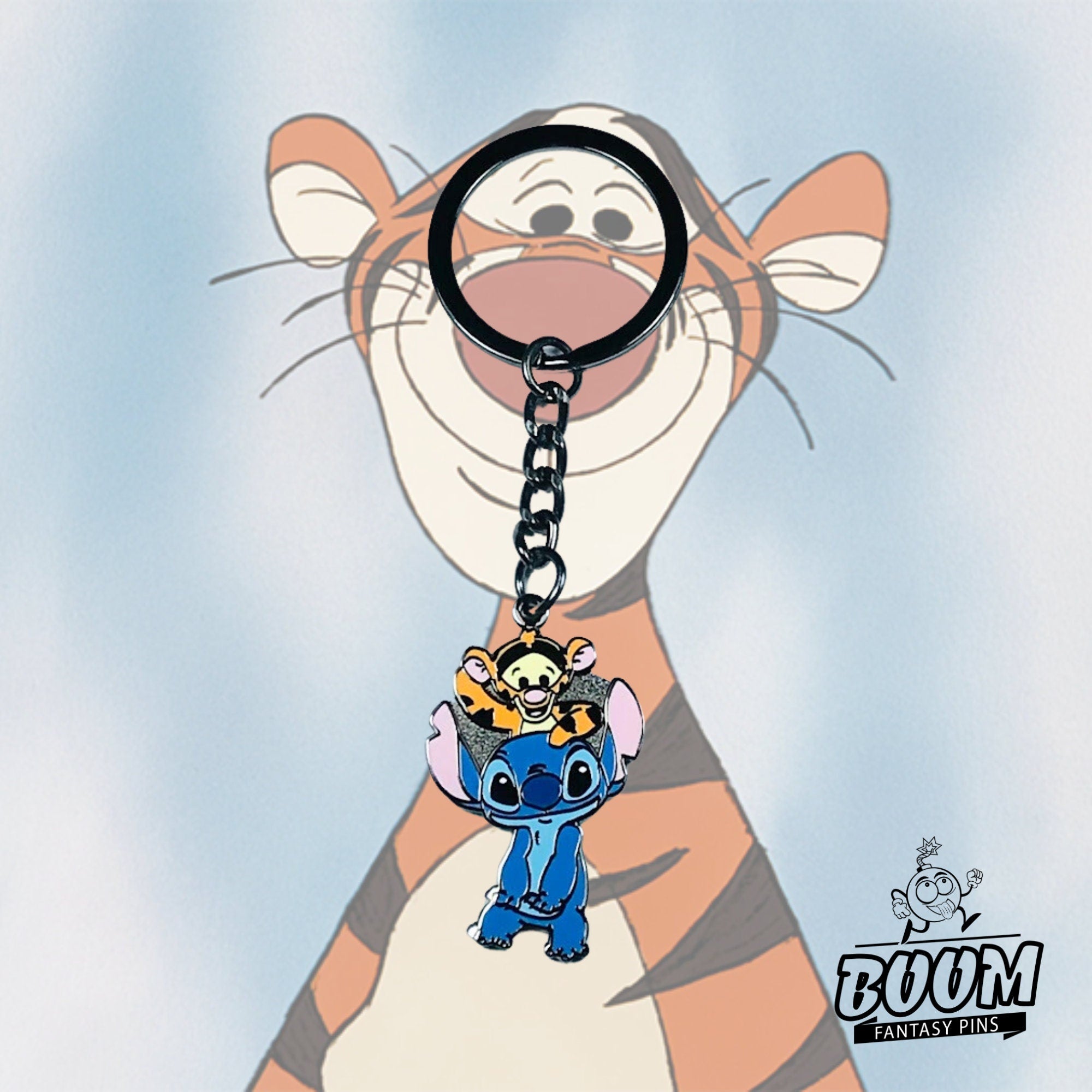 Llavero – Stitch y Tigger de Lilo y Stitch – Disney Fantasy