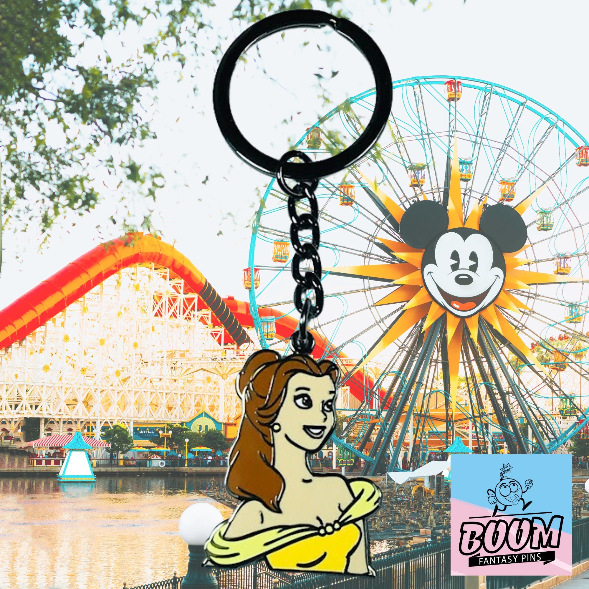 Porte-clés – Belle de La Belle et la Bête – Disney Fantasy