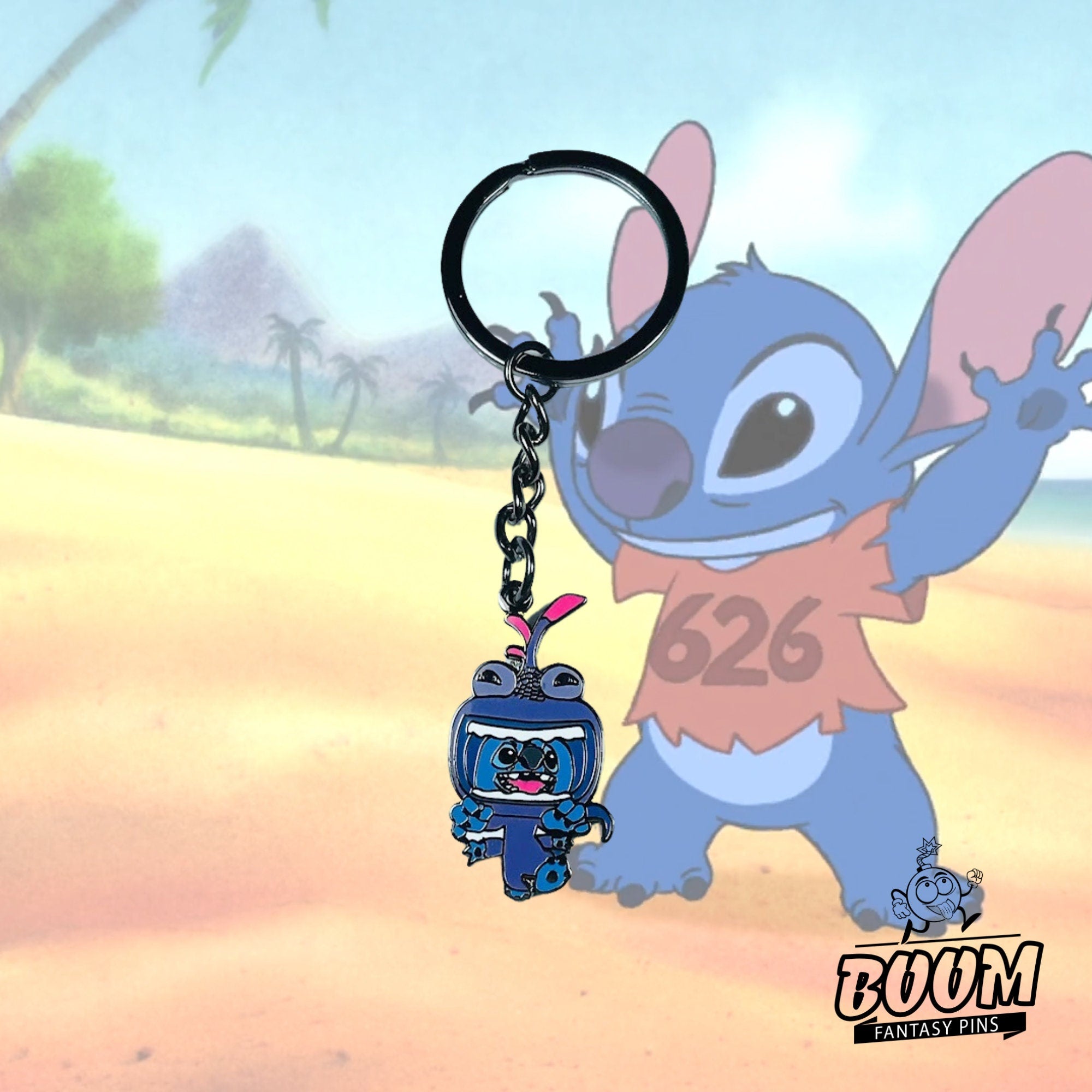 Llavero – Stitch como experimento 626 de Lilo y Stitch – Disney Fantasy