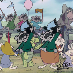 Cufflinks – Blue Flag Raccoon from Robin Hood – Disney Fantasy