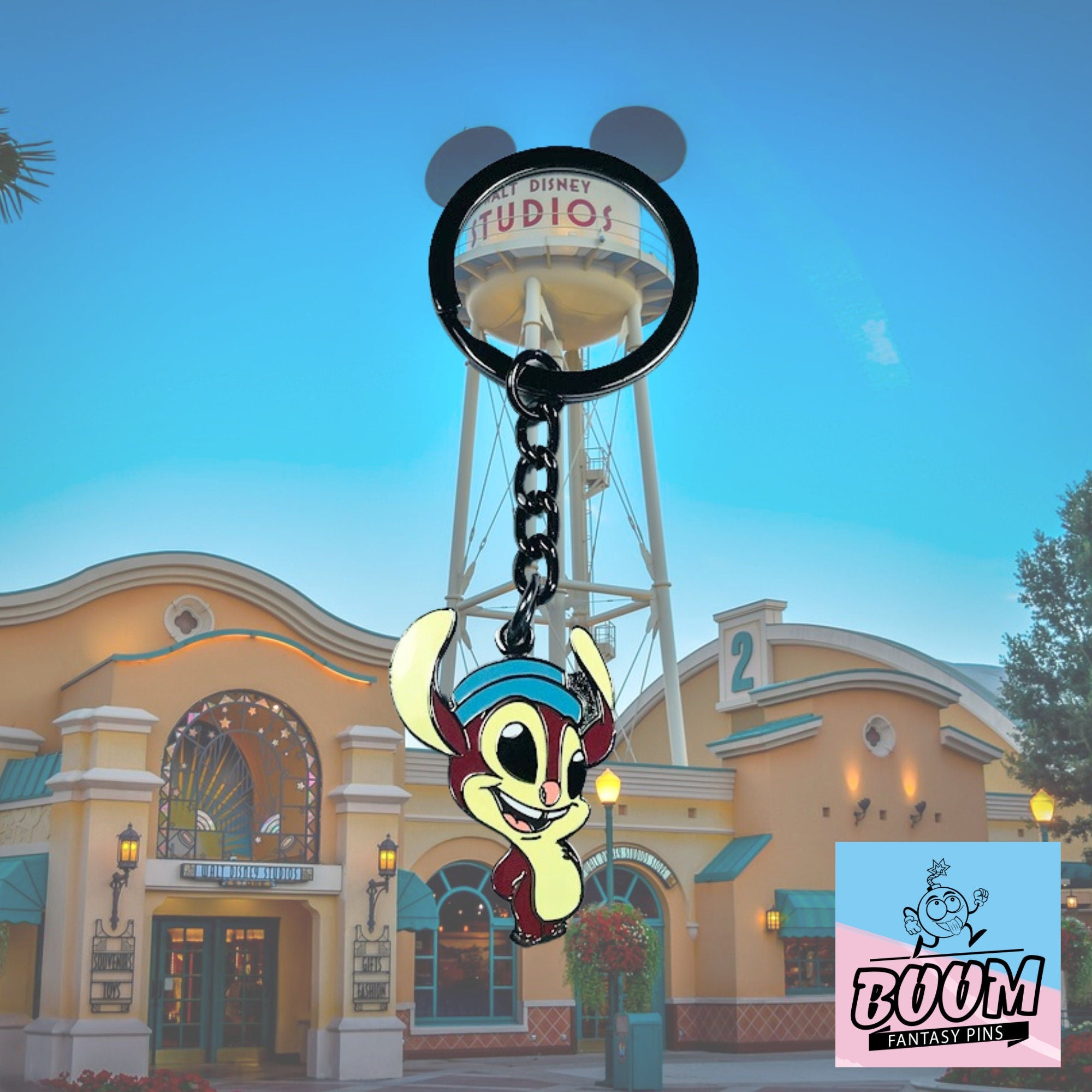 Llavero – Experimento 110 de Stitch Squeak de Lilo &amp; Stitch – Disney Fantasy