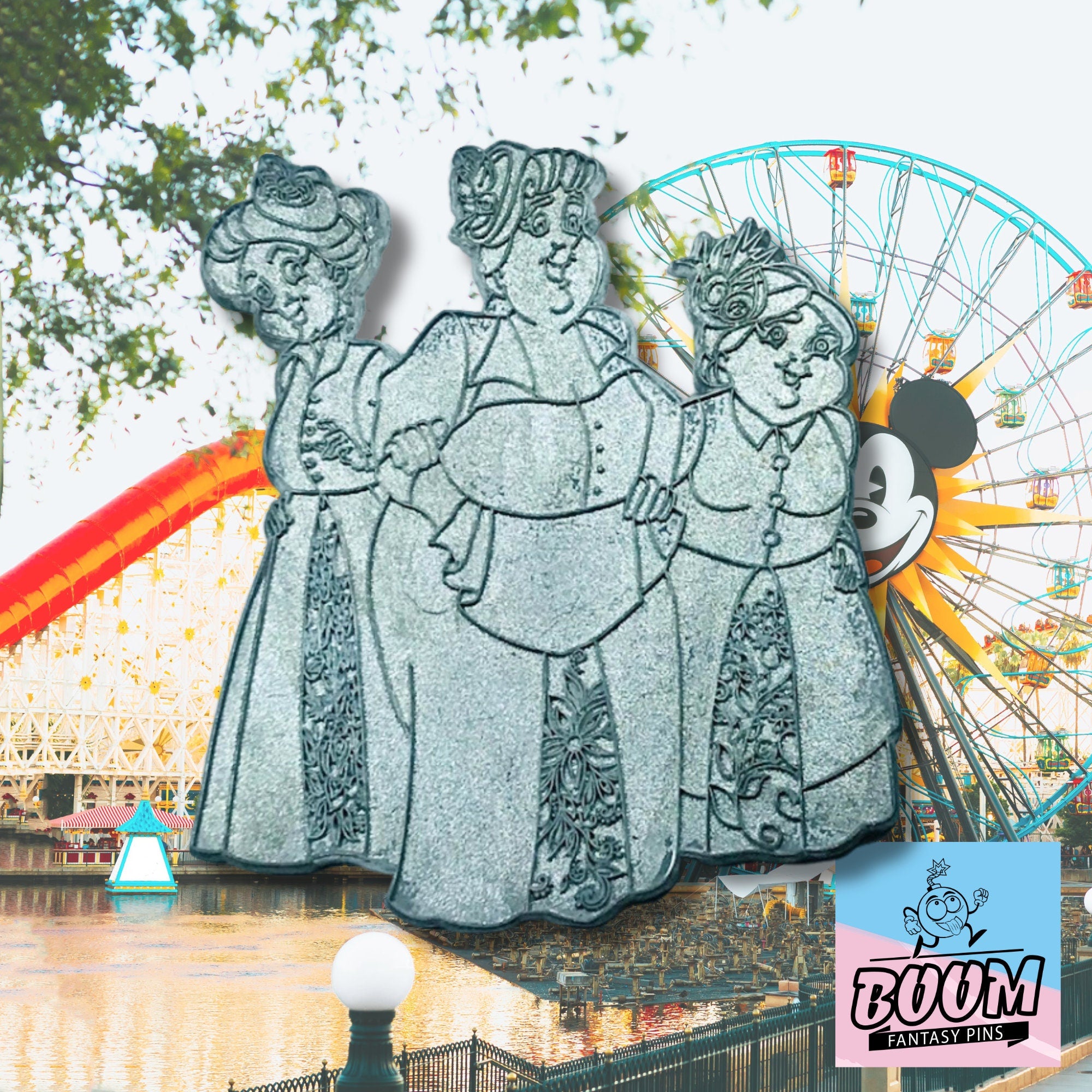 Épinglette – Flora, Fauna et Pimprenelle de La Belle au bois dormant – Disney Fantasy