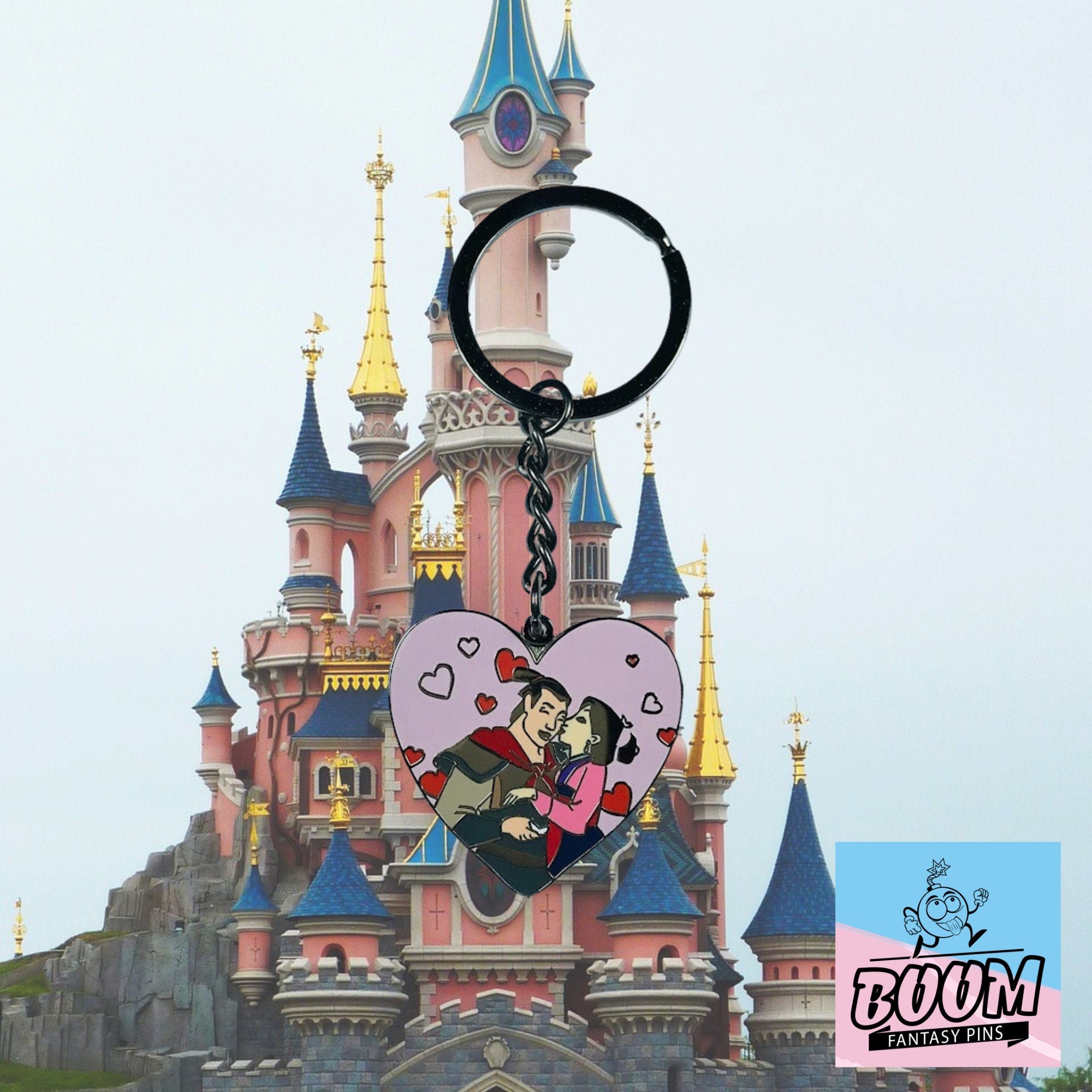 Llavero – Mulan y Li Shang de Mulan – Disney Fantasy