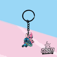 Llavero – Stitch y Ángel de Lilo &amp; Stitch – Disney Fantasy
