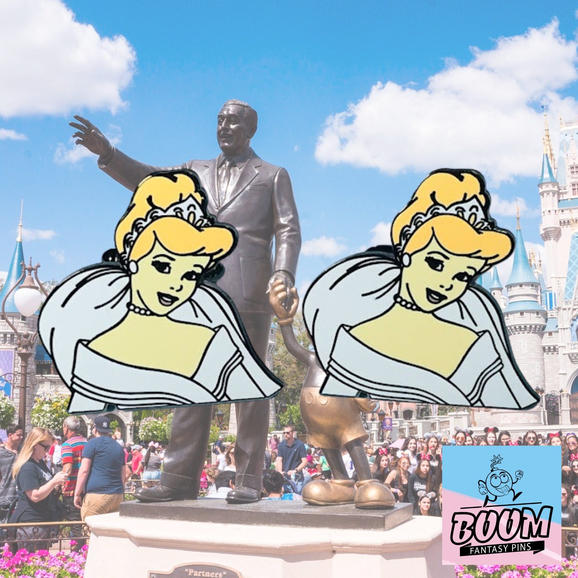 Boutons de manchette – Cendrillon du film Cendrillon – Disney Fantasy