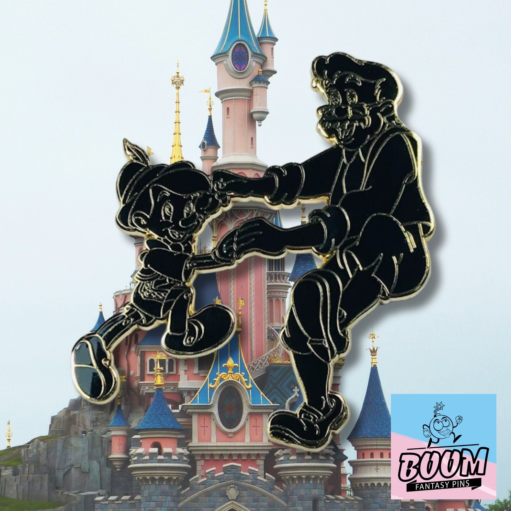 Pin's – Pinocchio et Geppetto de Pinocchio – Disney Fantasy