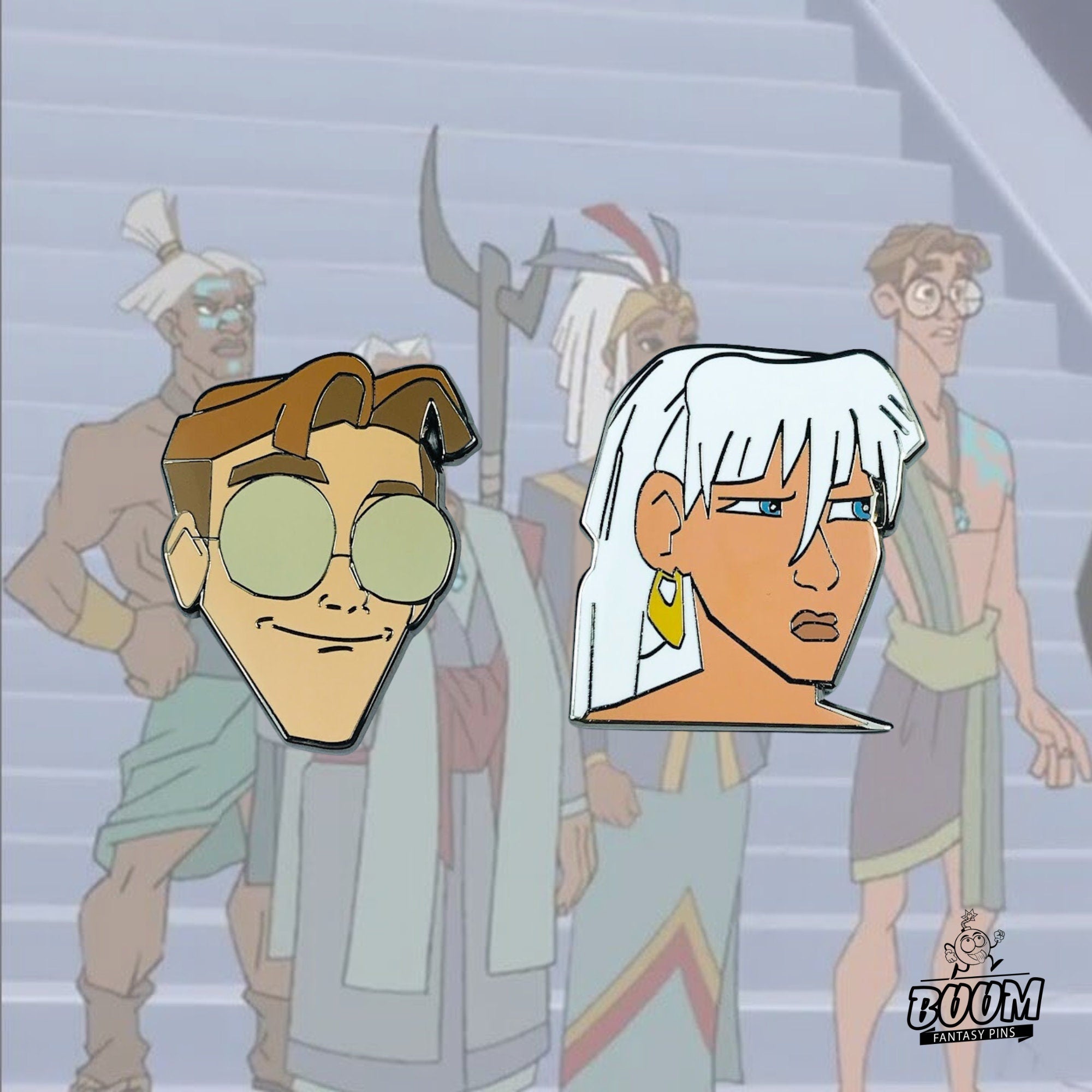 Pin – Milo Thatch and Princess Kida from Atlantis The Lost Empire – Disney Fantasy