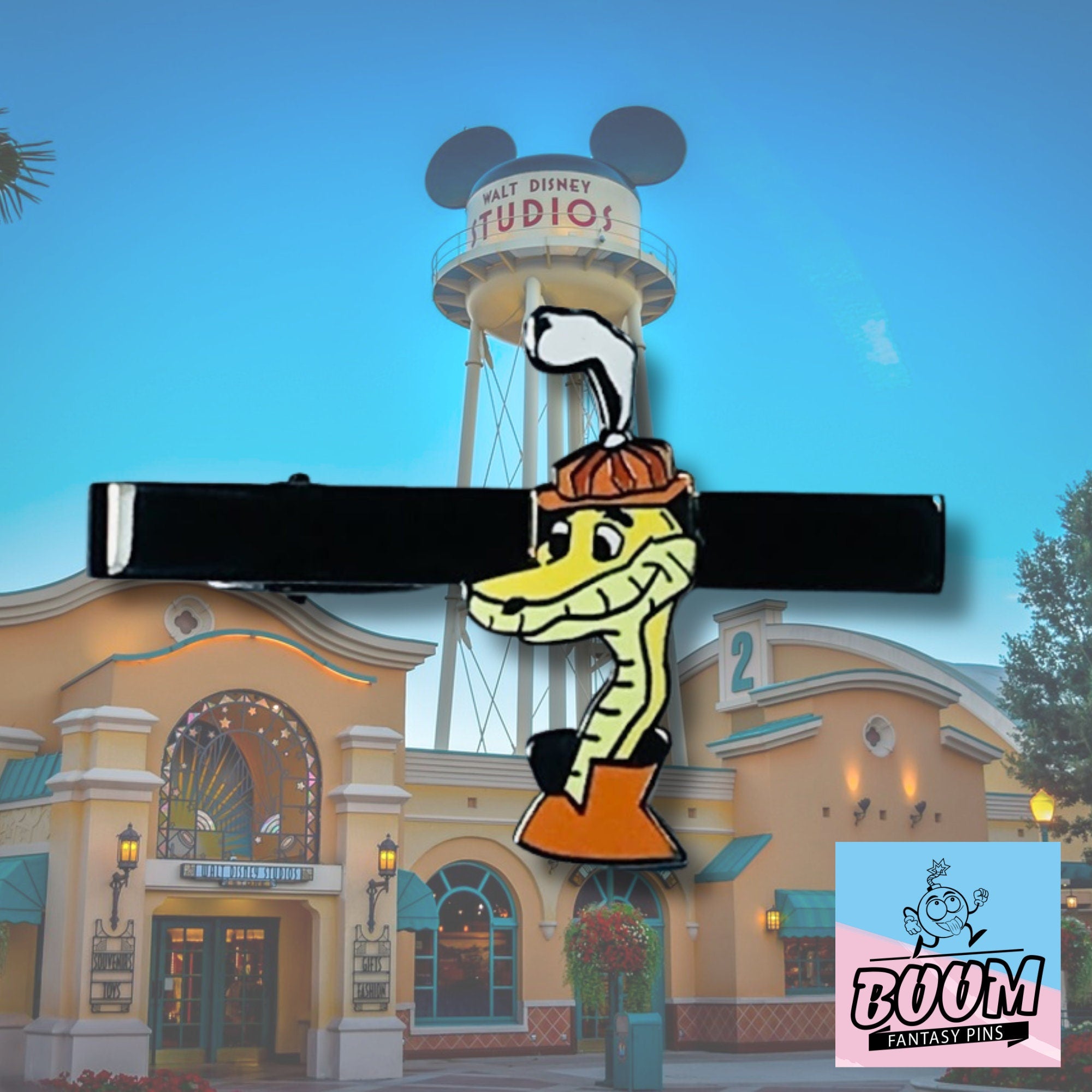 Pinza de corbata – Sir Hiss de Robin Hood – Disney Fantasy