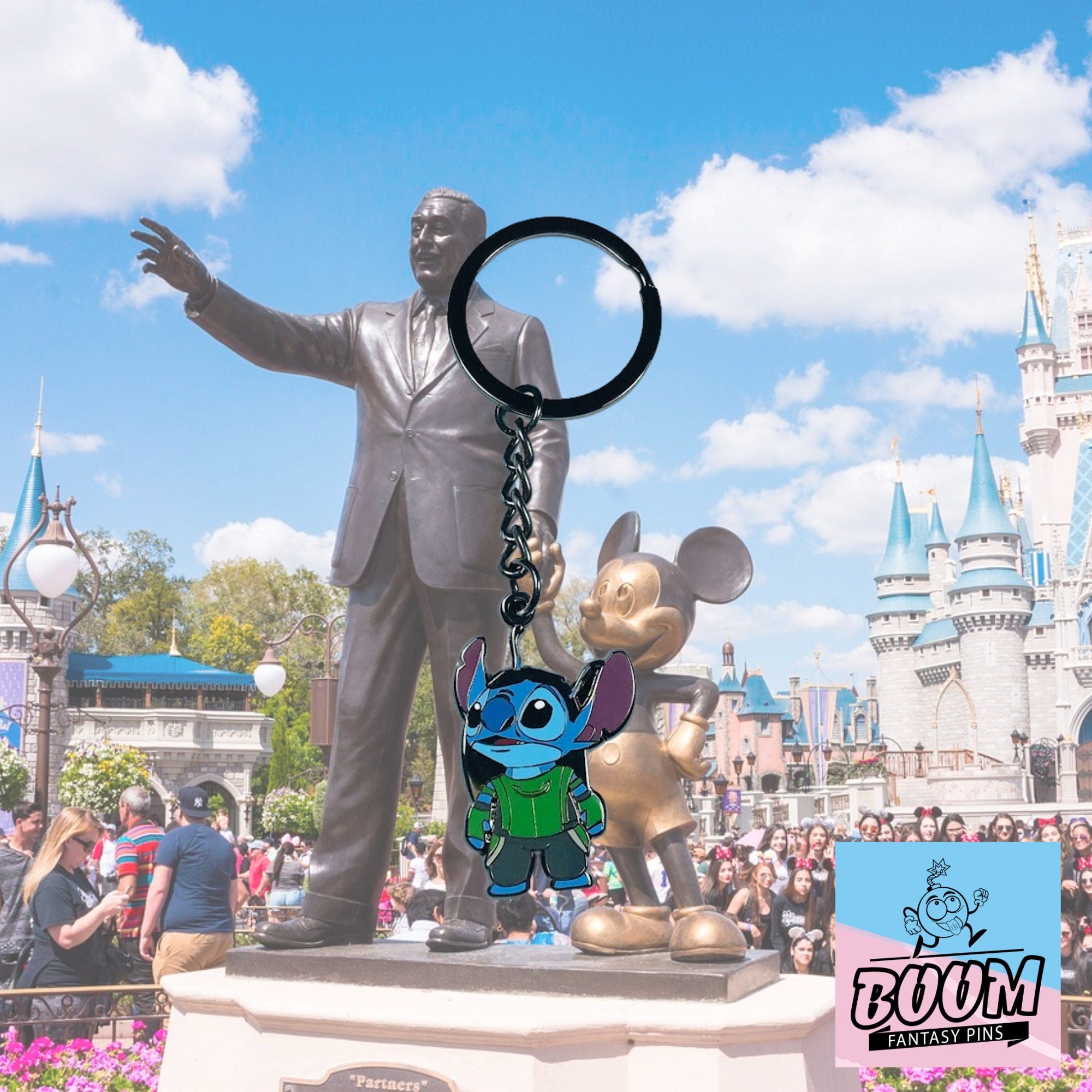 Llavero – Stitch como Loki Experimento 626 de Lilo &amp; Stitch – Disney Fantasy