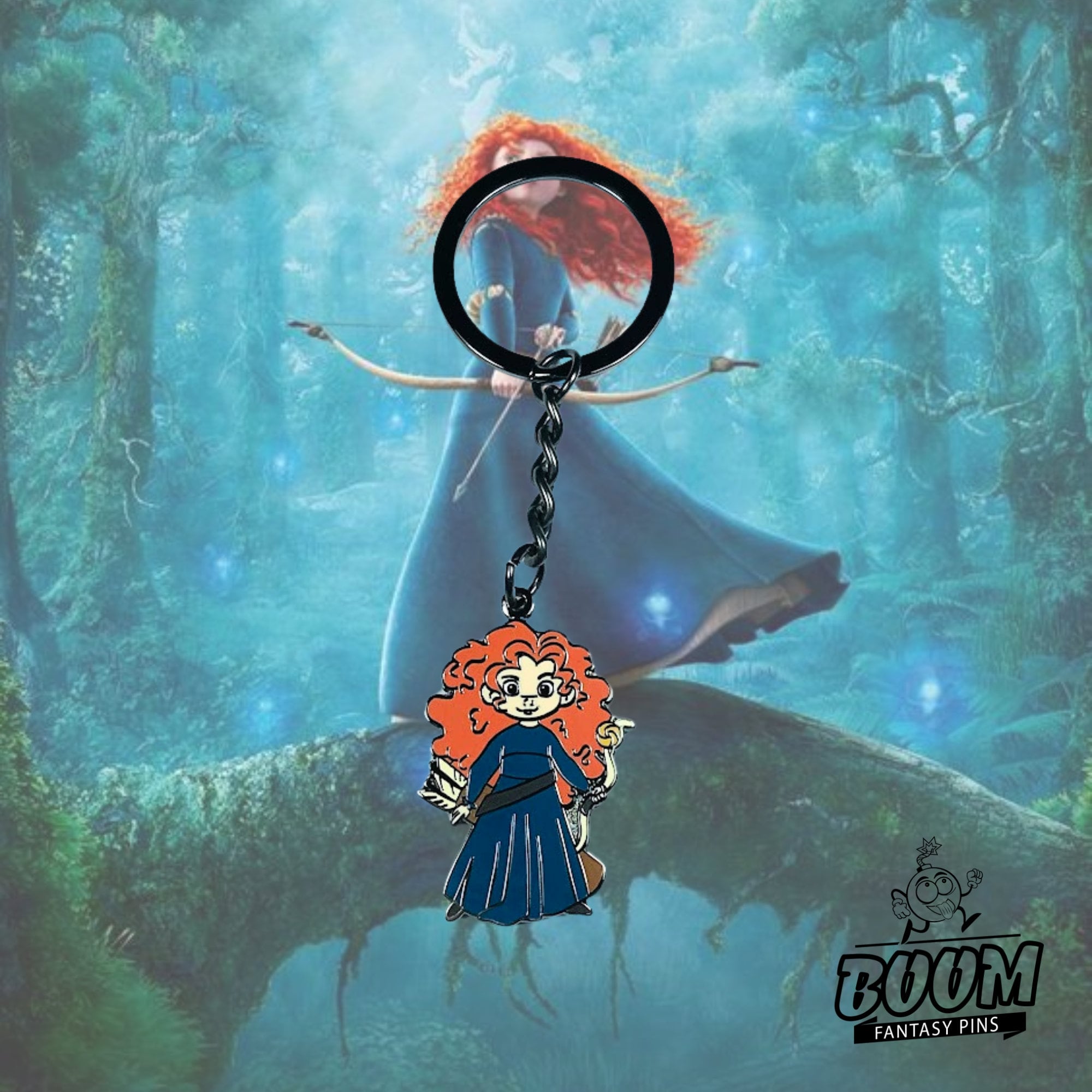 Llavero - Mérida de Valiente - Disney Fantasy