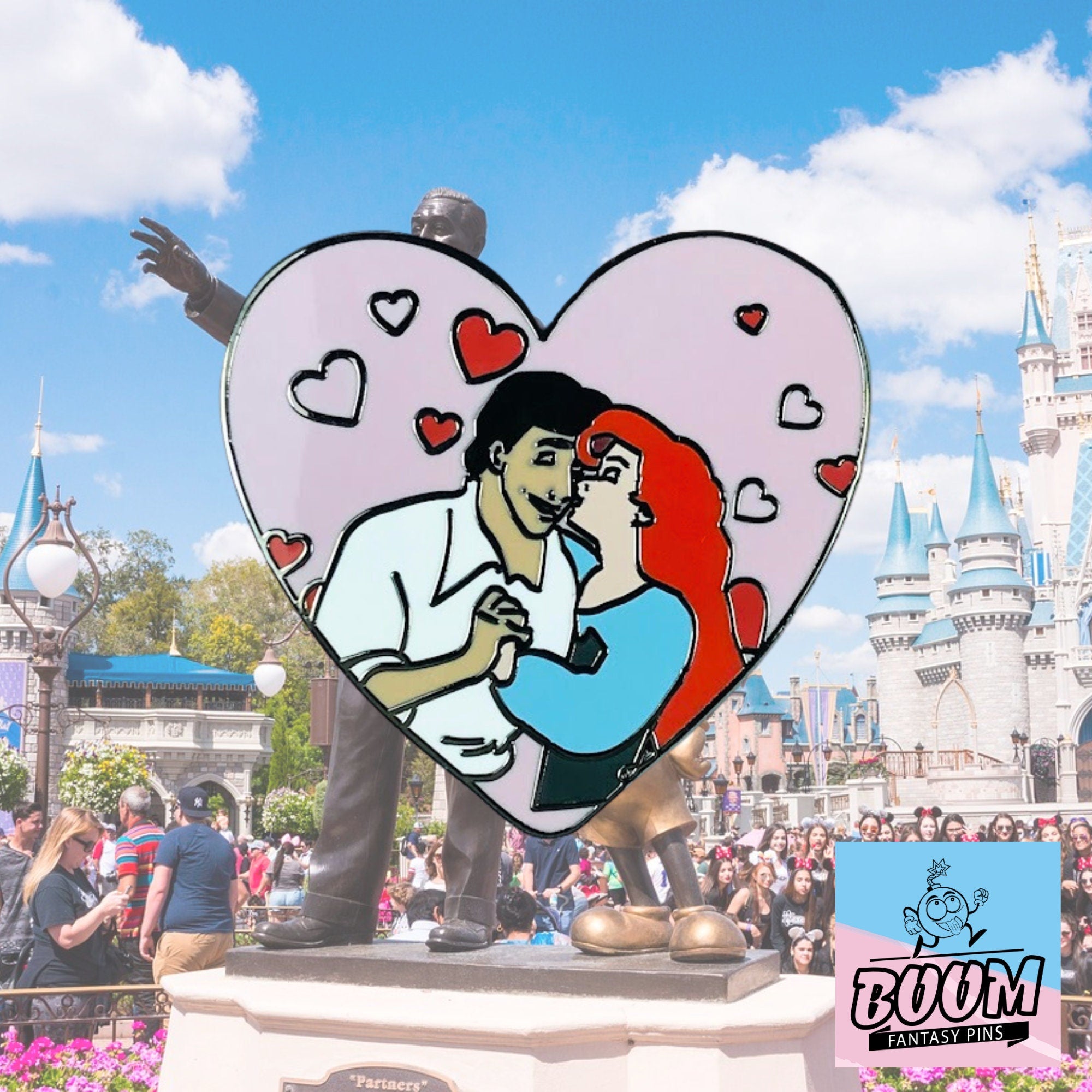 Pin's – Ariel et le prince Éric de La Petite Sirène – Disney Fantasy