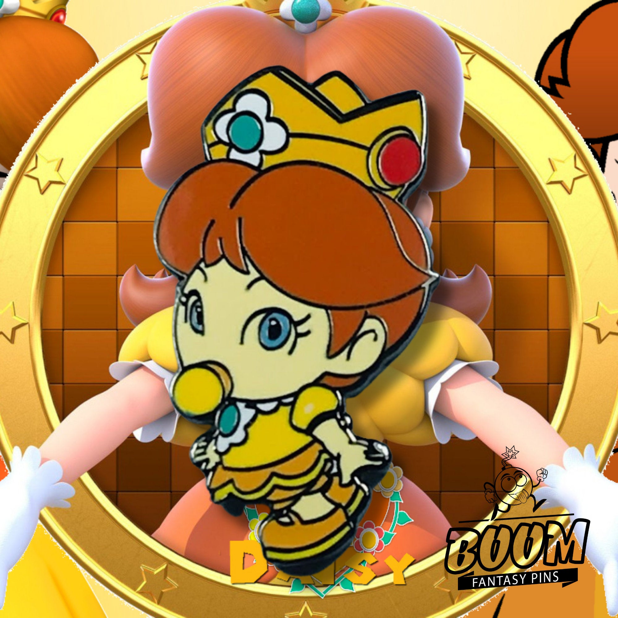 Pin's – Princesse Daisy de Super Mario Bros – Disney Fantasy