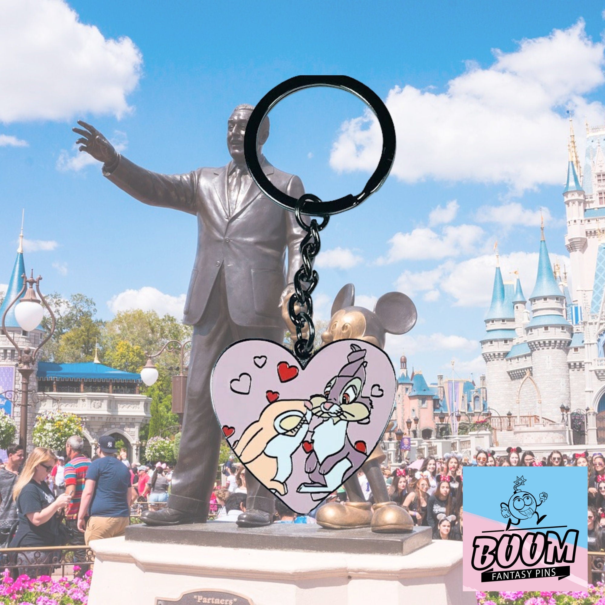 Porte-clés – Panpan et Miss Bunny de Bambi – Disney Fantasy