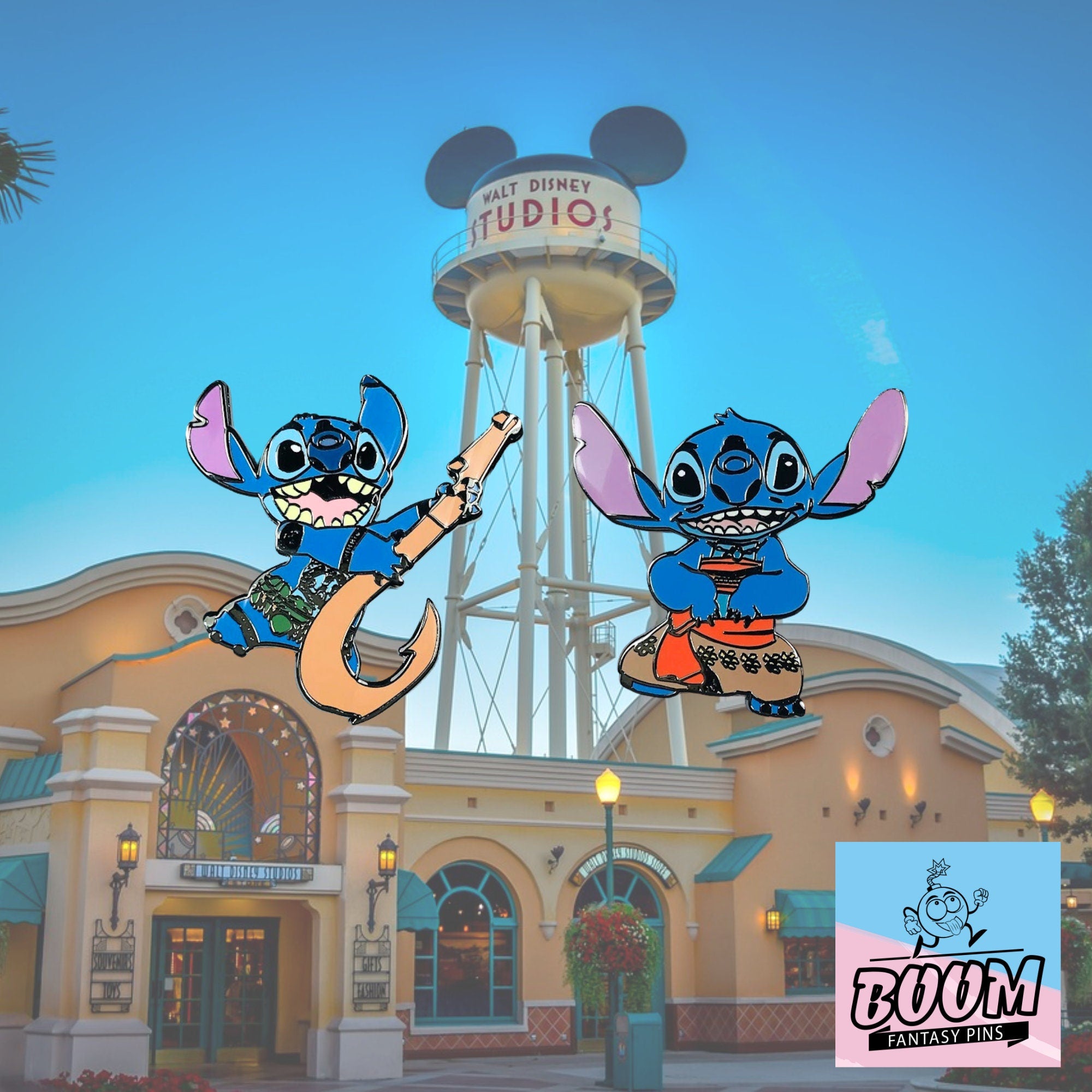 Épingle – Expérience 626 Stitch en Moana et Maui de Lilo et Stitch – Disney Fantasy