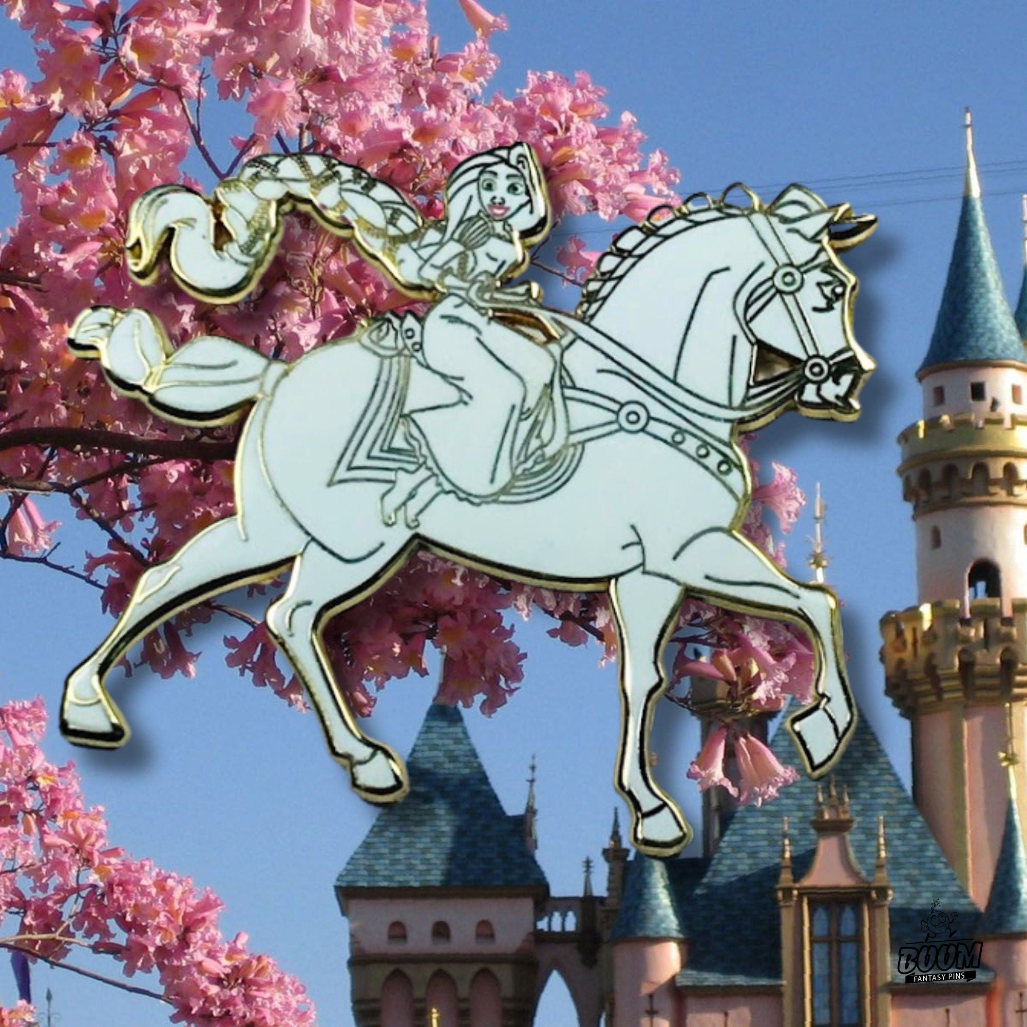 Pin's – Raiponce et Maximus du film Raiponce – Disney Fantasy