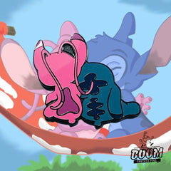 Pin – Stitch y Ángel de Lilo y Stitch – Disney Fantasy