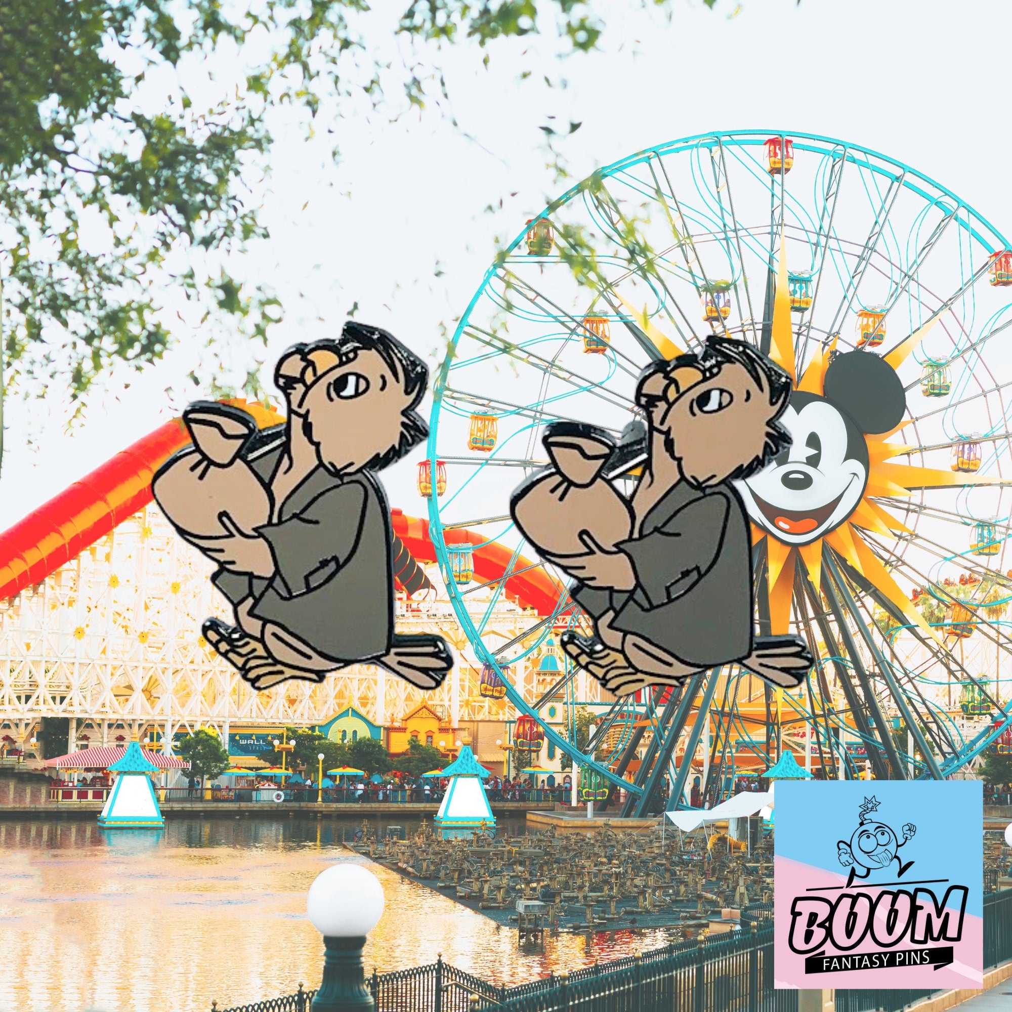 Cufflinks – Bird with Bag from Robin Hood – Disney Fantasy