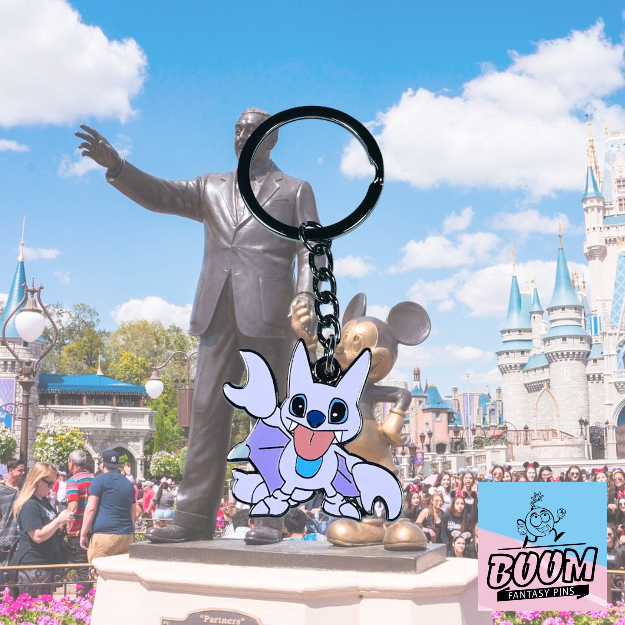 Porte-clés – Expérience 626 Stitch en Gligar de Lilo &amp; Stitch – Disney Fantasy