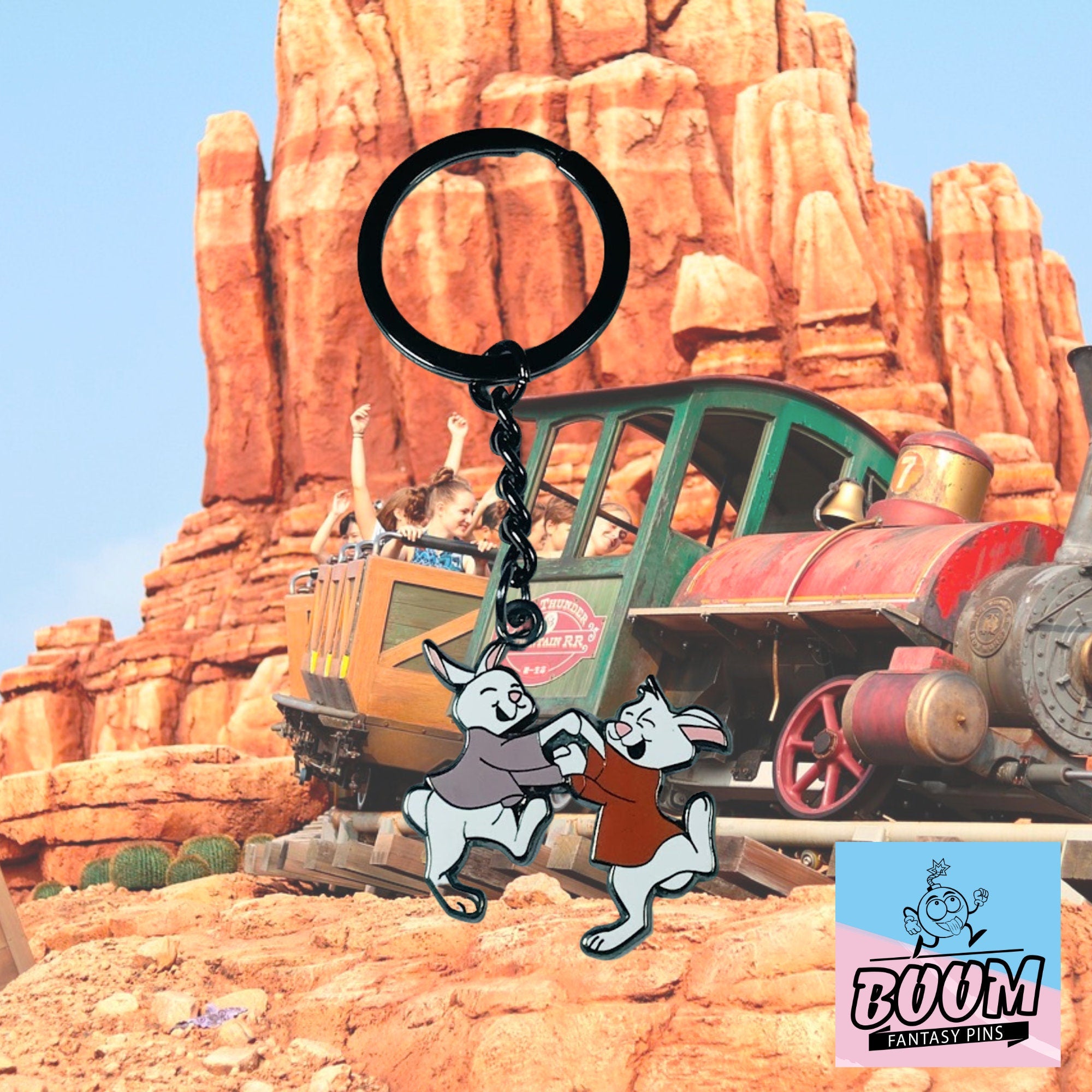 Porte-clés – Skippy et Sis Bunny de Robin des Bois – Disney Fantasy