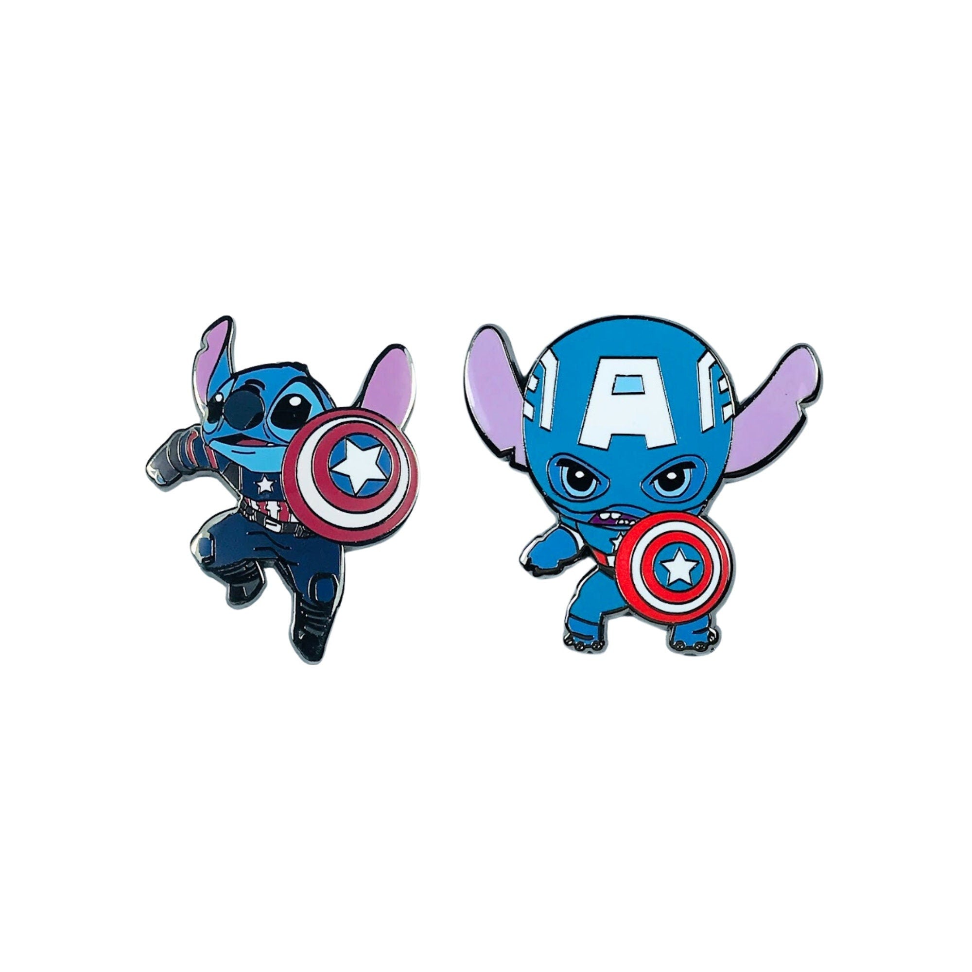 Pin – Stitch como el Capitán América de Lilo &amp; Stitch – Disney Fantasy
