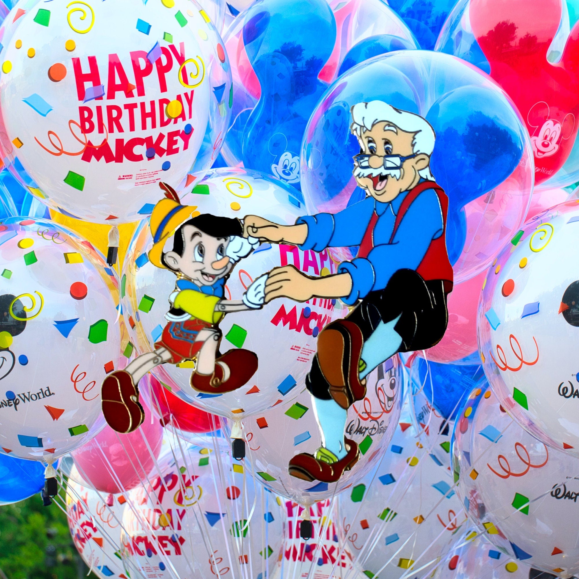 Pin's – Pinocchio et Geppetto de Pinocchio – Disney Fantasy