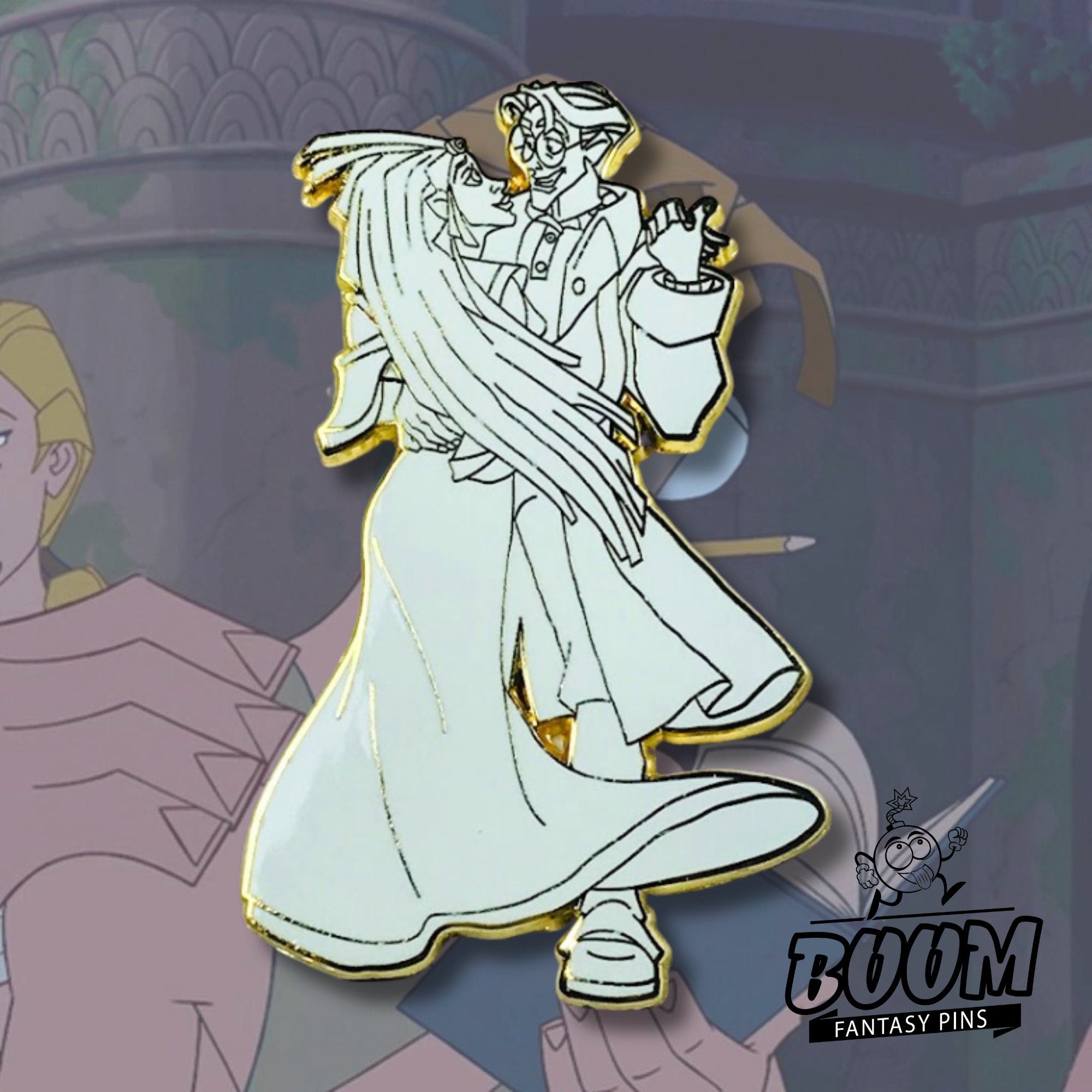 Pin – Milo Thatch and Princess Kida from Atlantis The Lost Empire – Disney Fantasy