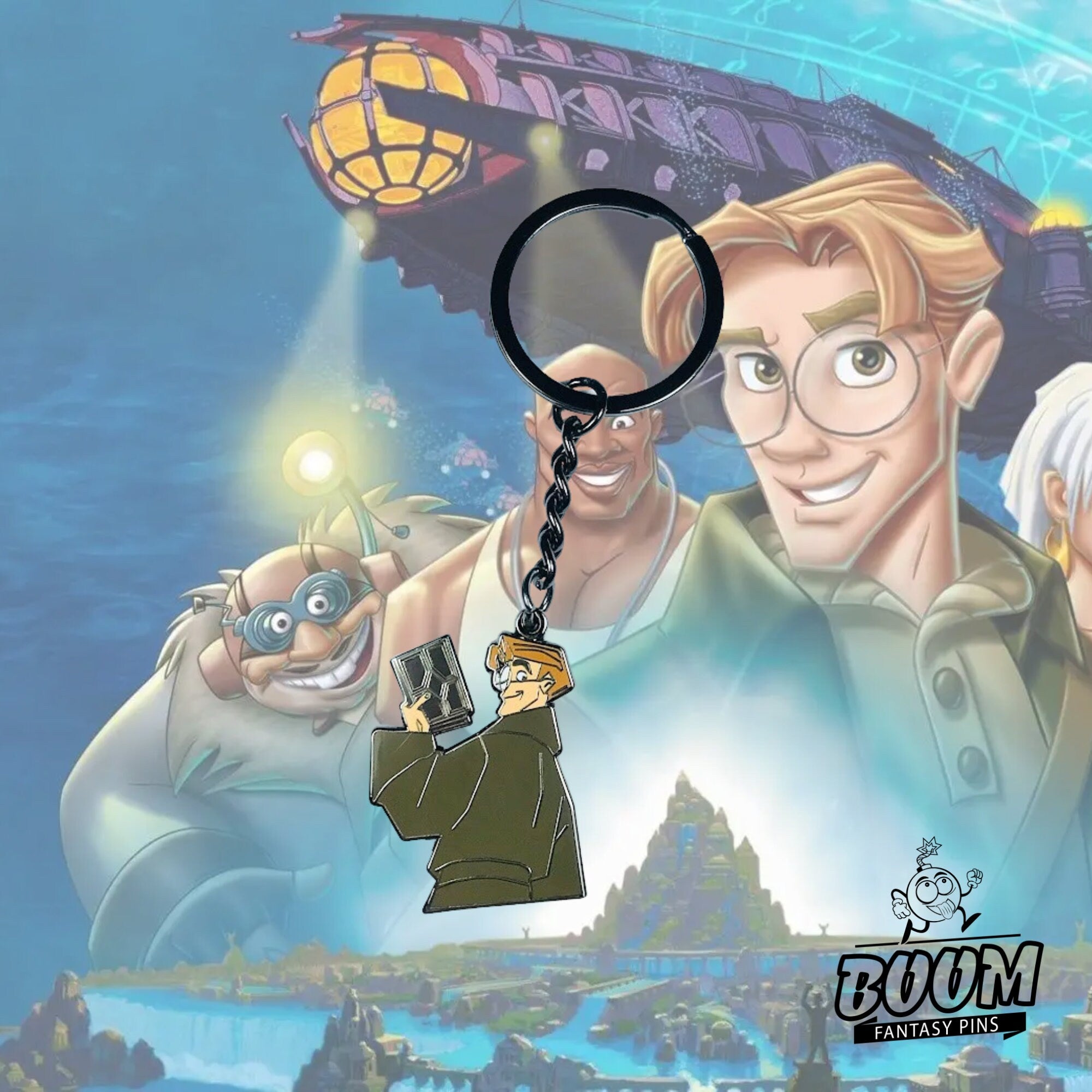 Llavero – Milo Thatch de Atlantis: El Imperio Perdido – Disney Fantasy
