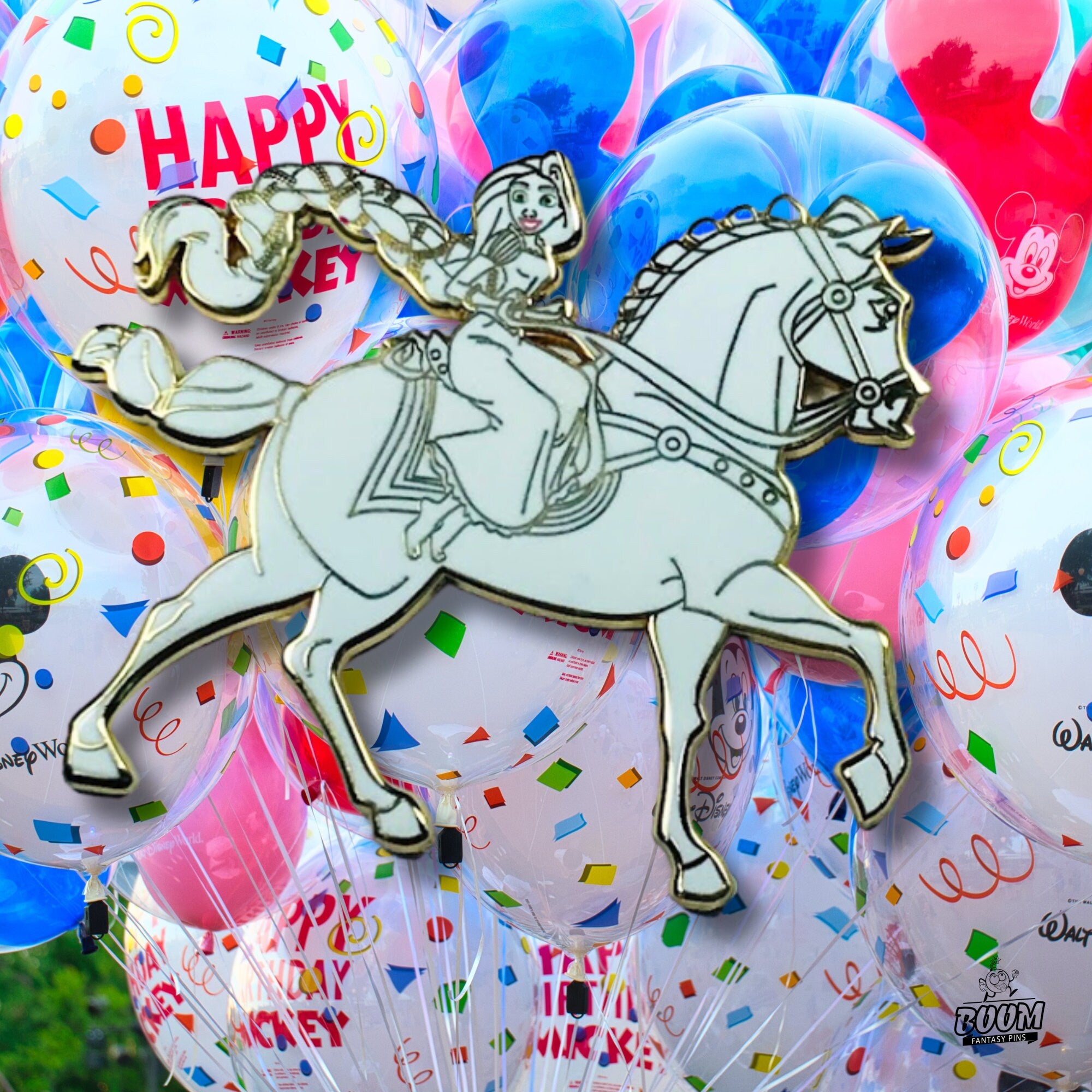 Pin's – Raiponce et Maximus du film Raiponce – Disney Fantasy