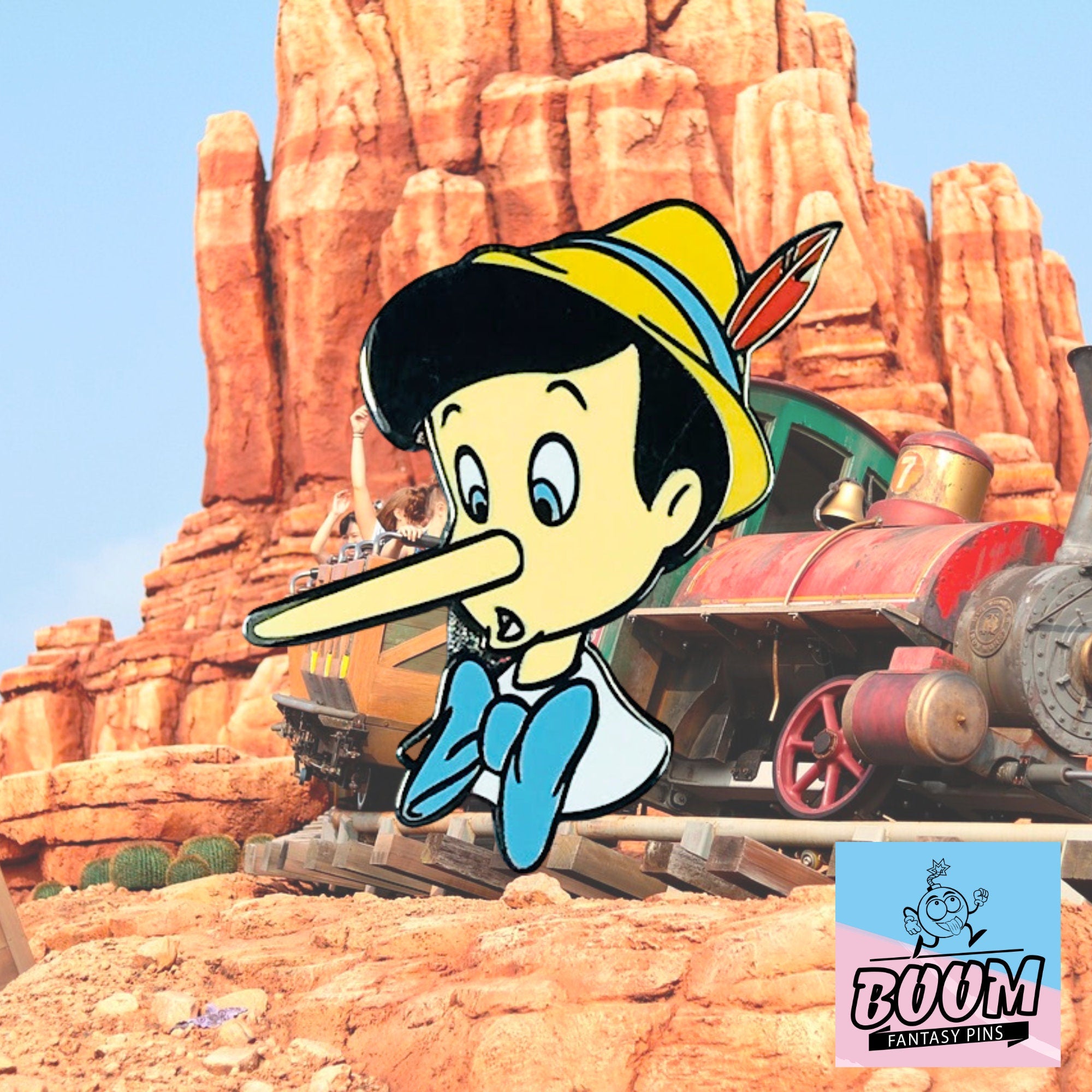 Pin's – Pinocchio du film Pinocchio de Disney Fantasy